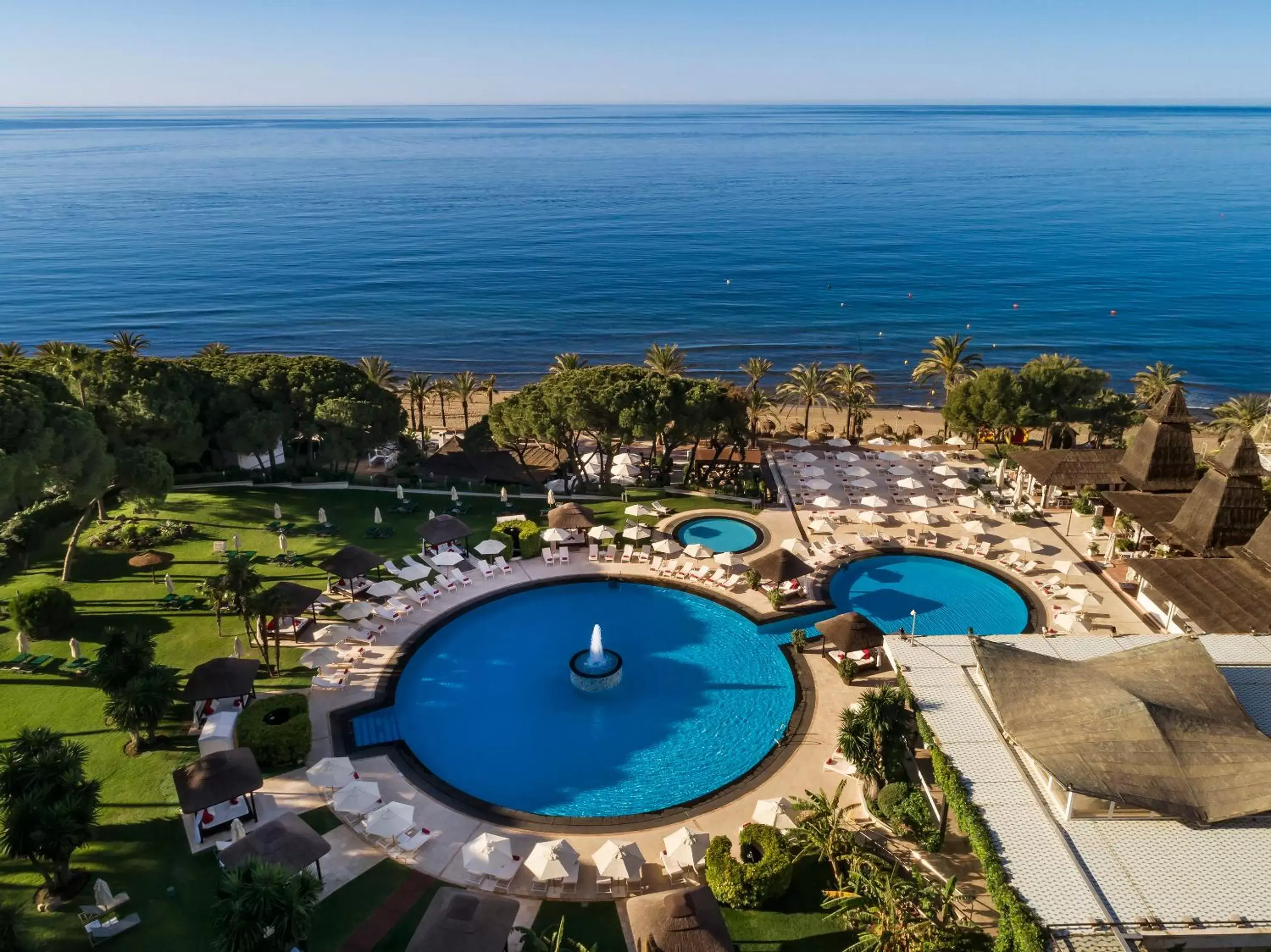 Swimming pool, Bird's-eye View in Hotel Don Pepe Gran Meliá