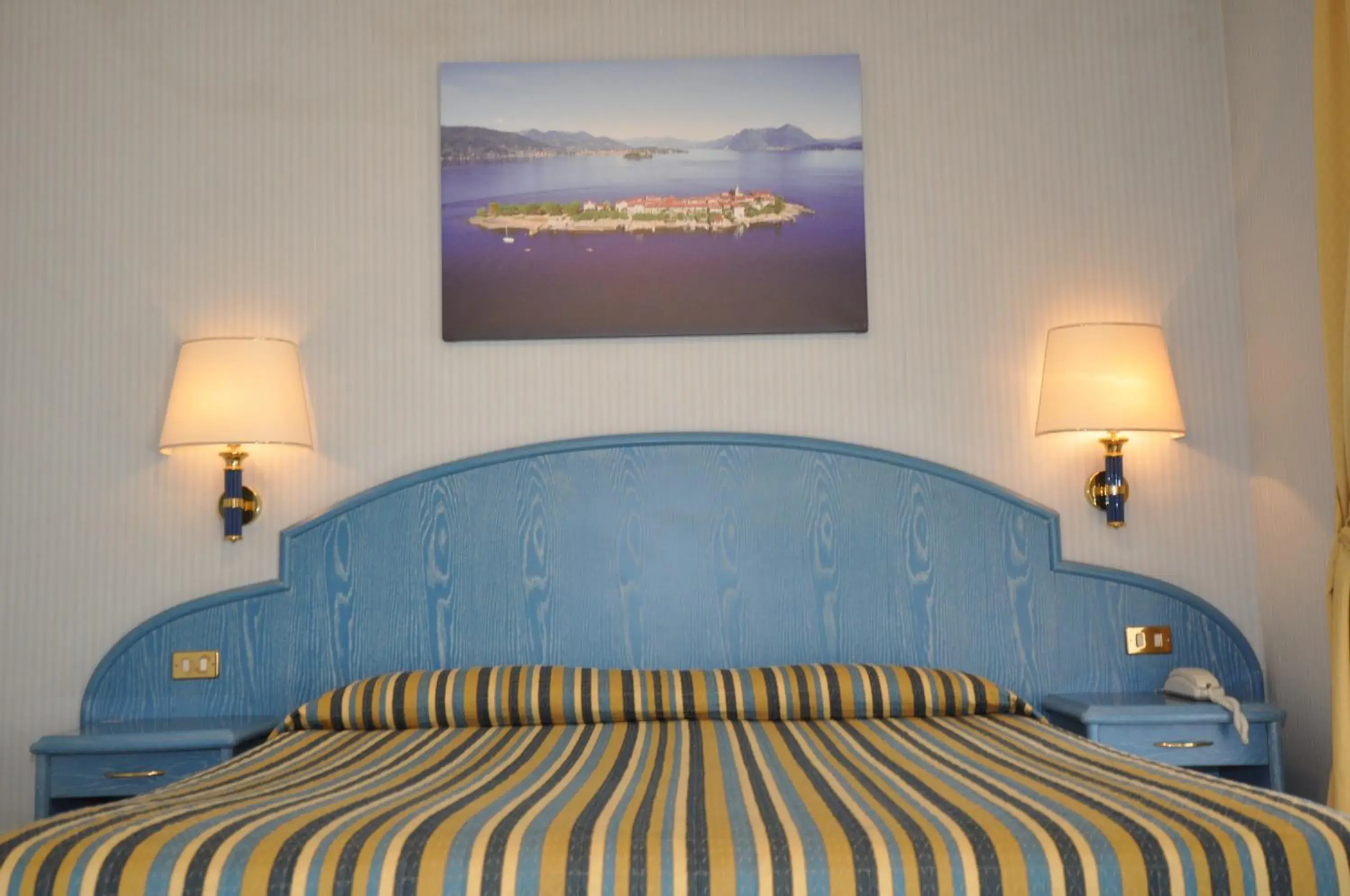 Bed in Hotel Moderno