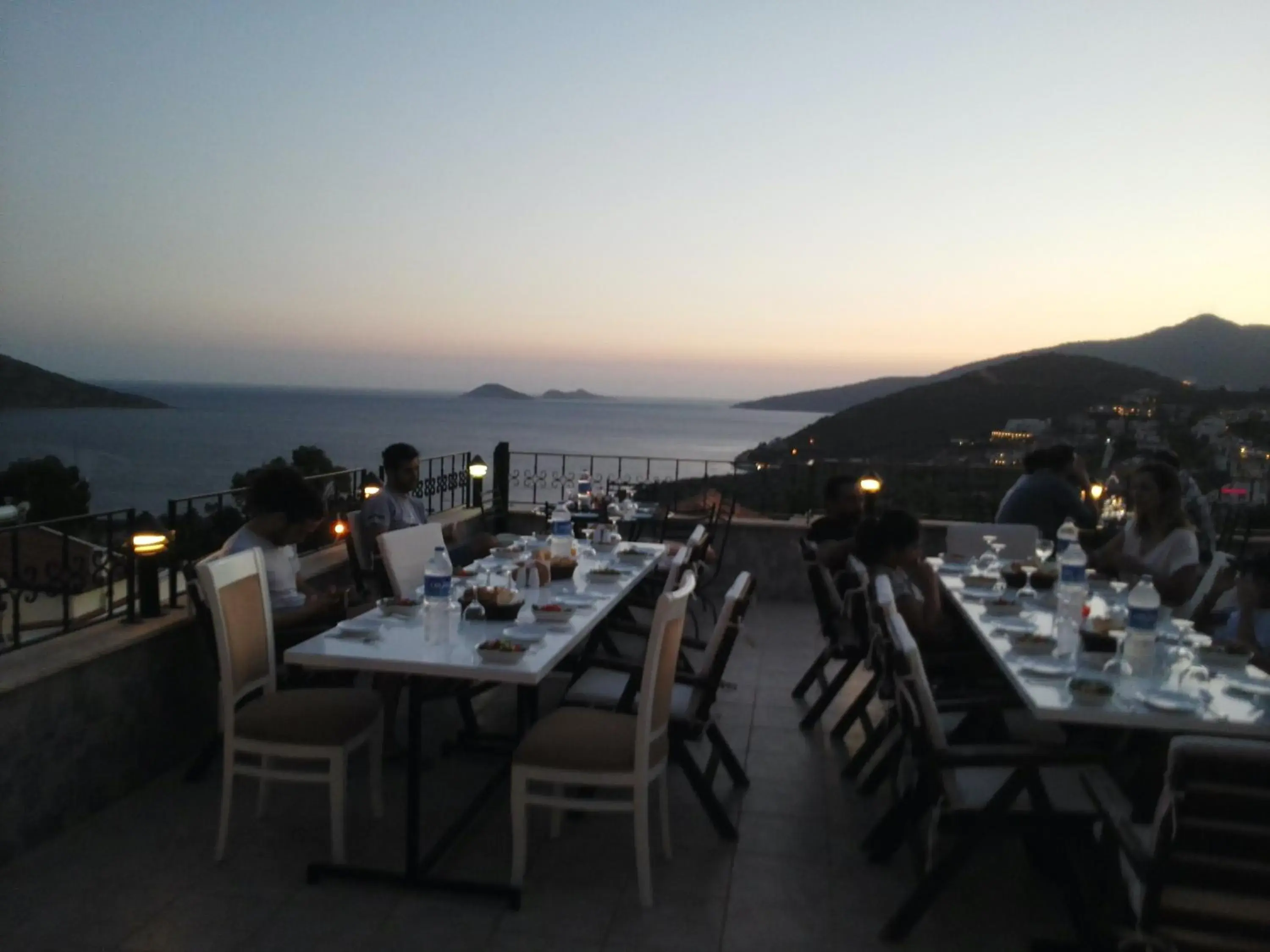 Balcony/Terrace, Restaurant/Places to Eat in Enda Boutique Hotel Kalkan