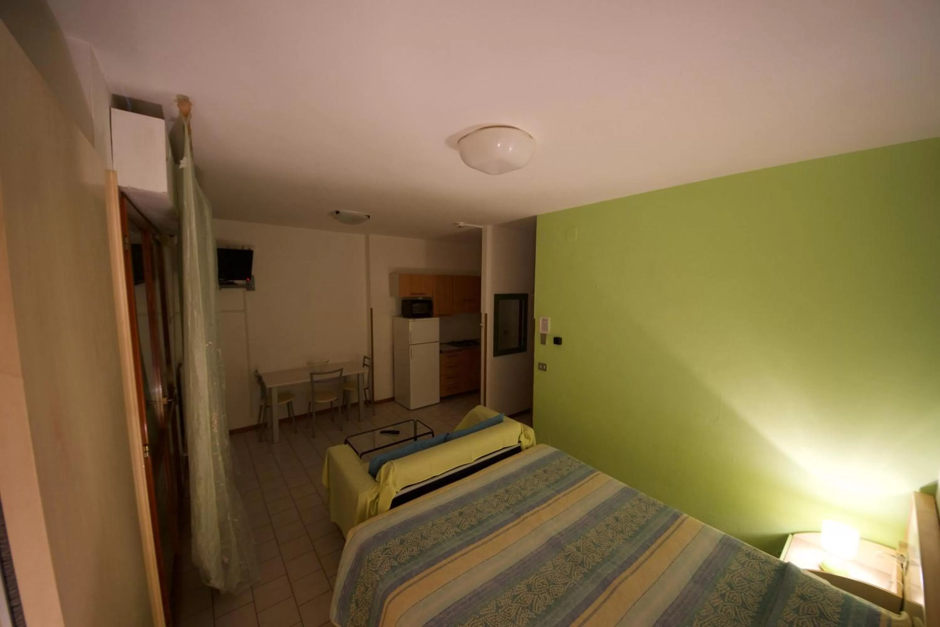 View (from property/room), Bed in Residence Parmigianino