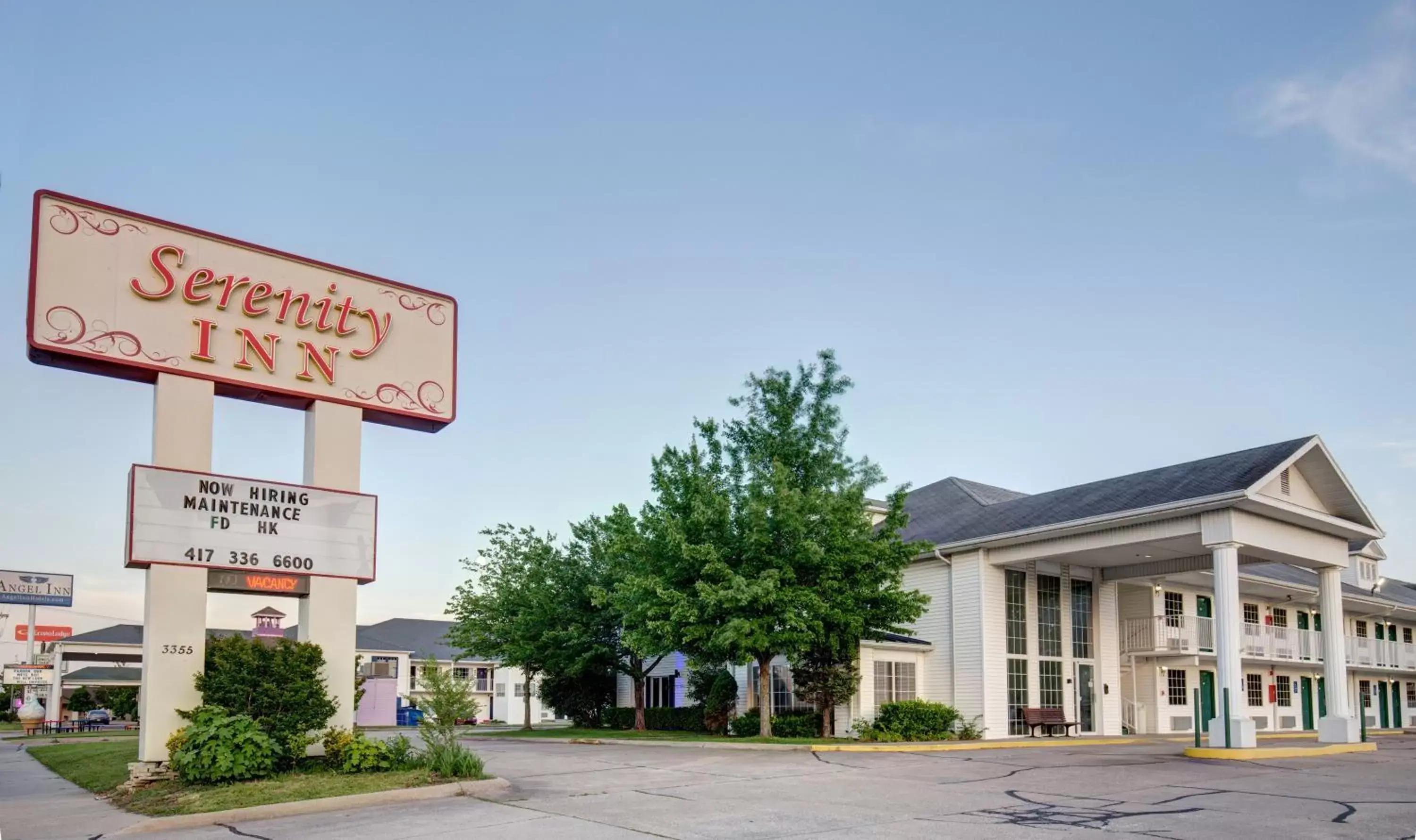 Property logo or sign, Property Building in Serenity Inn