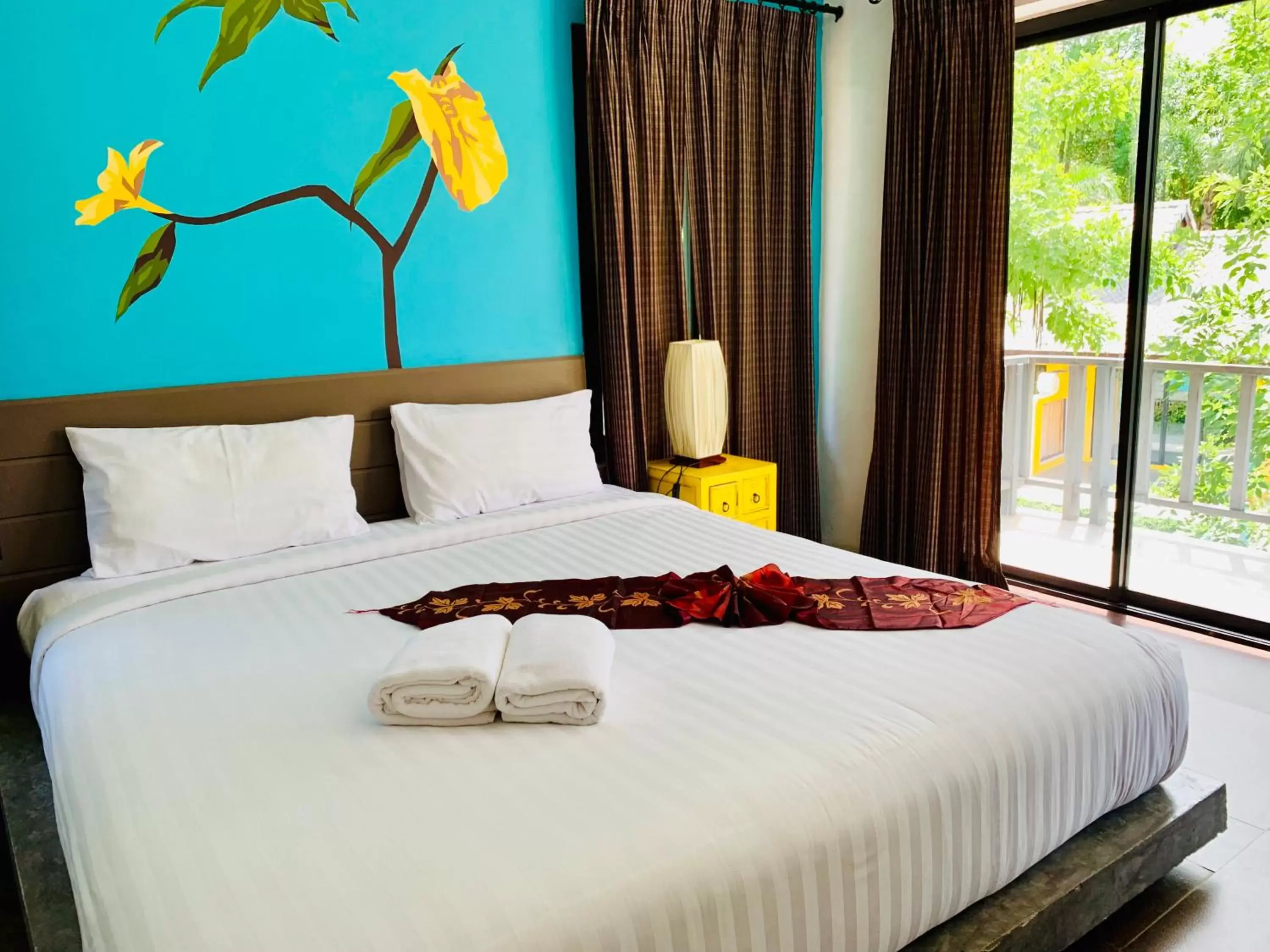 Bed in Bura Lumpai Resort