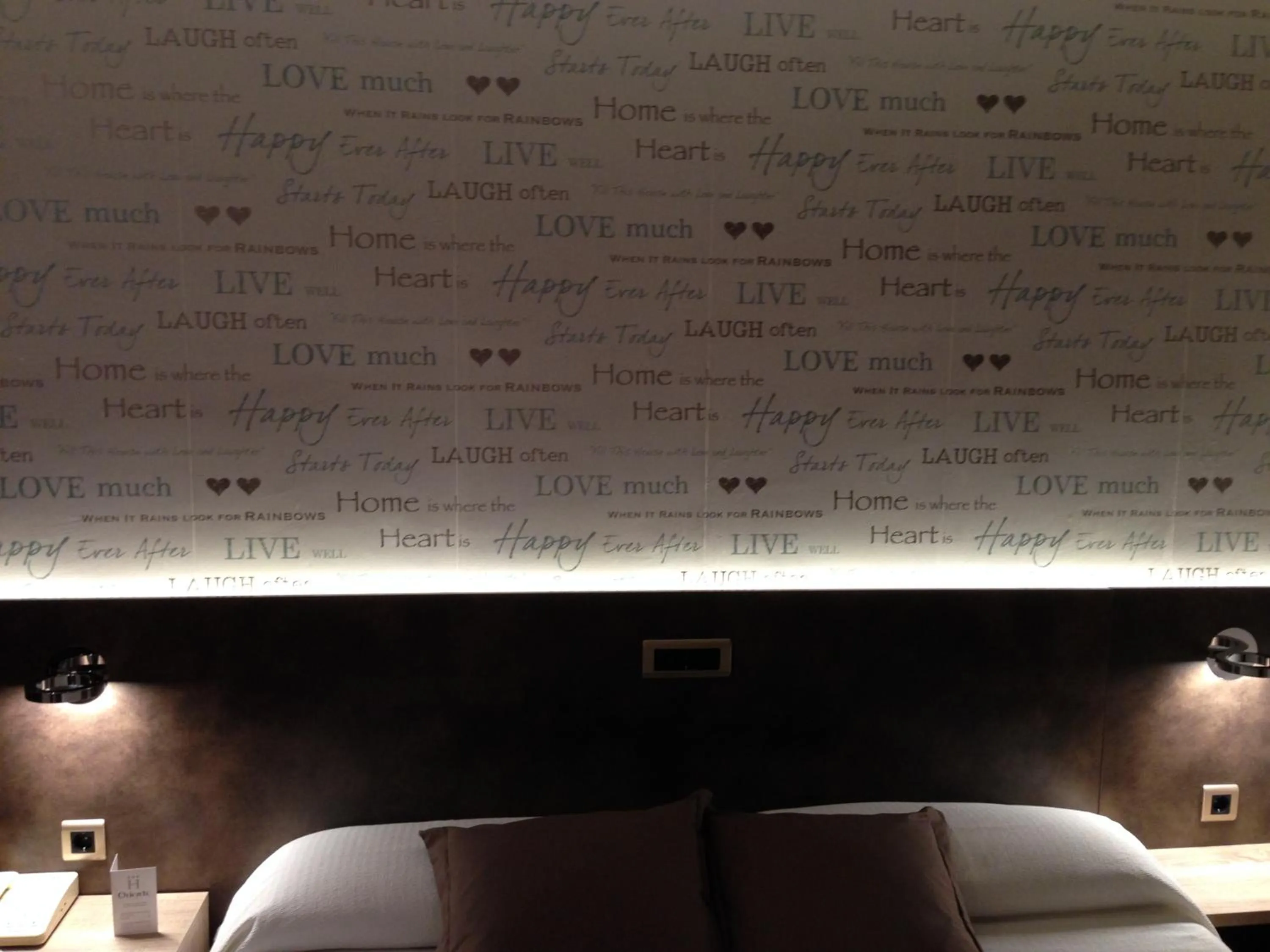 Decorative detail, Bed in Hotel Oriente