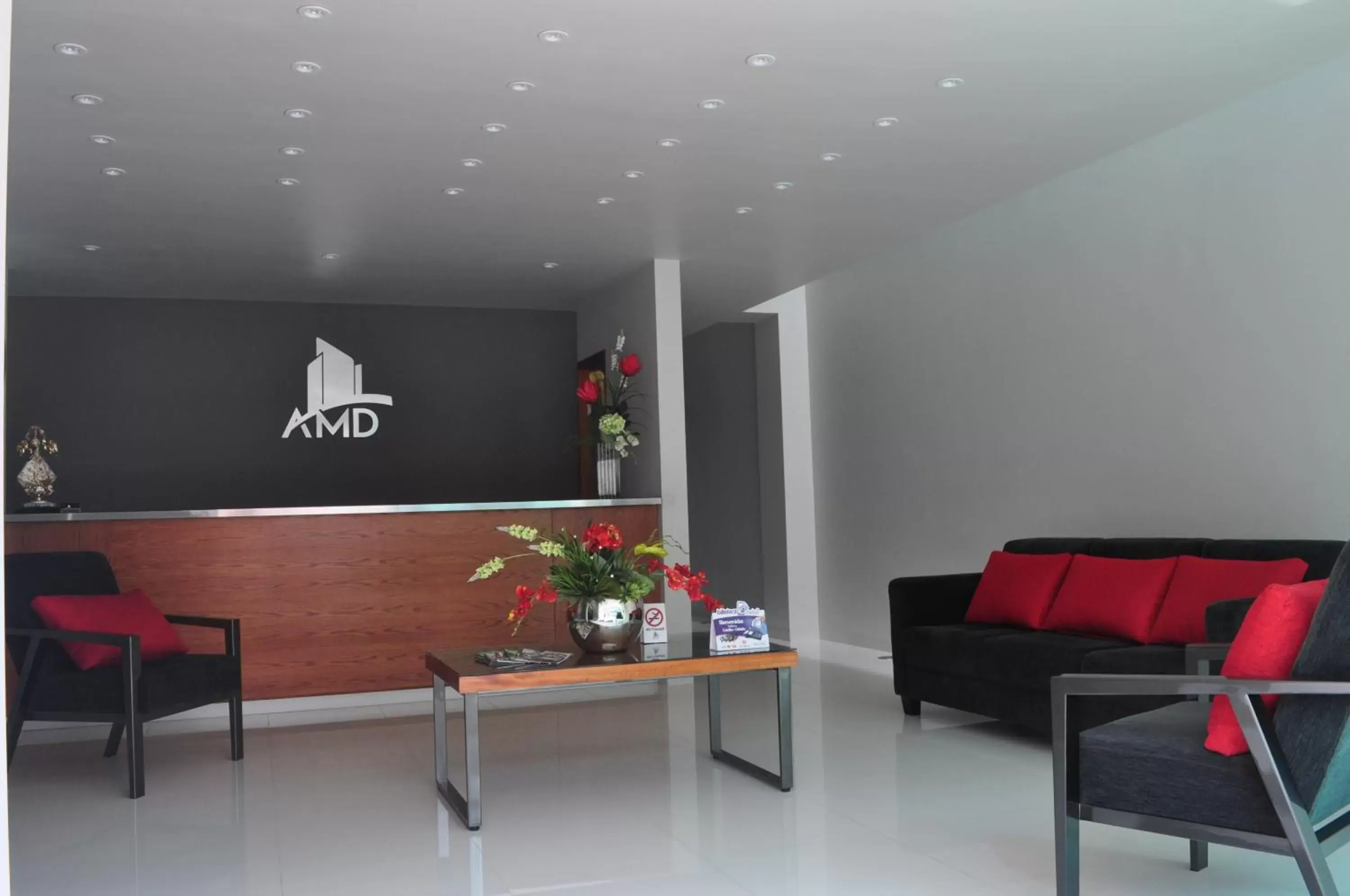 Lounge or bar, Lobby/Reception in AMD Hotel