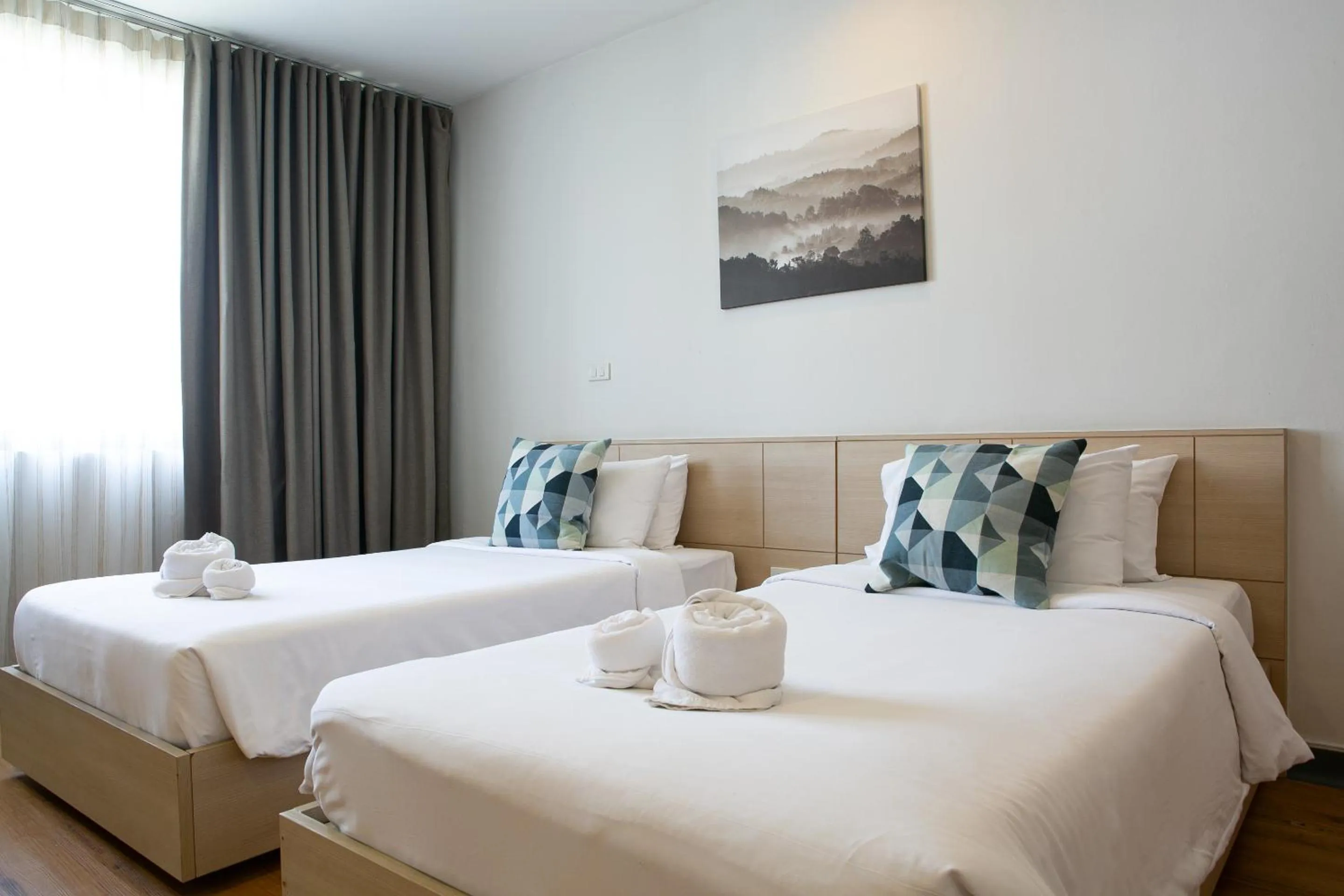 Bed in The Silver Palm Wellness Resort