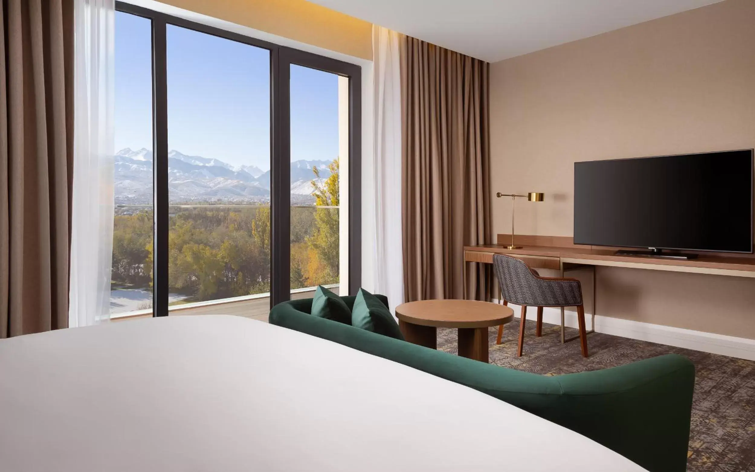 Bedroom, Mountain View in Swissôtel Wellness Resort Alatau Almaty