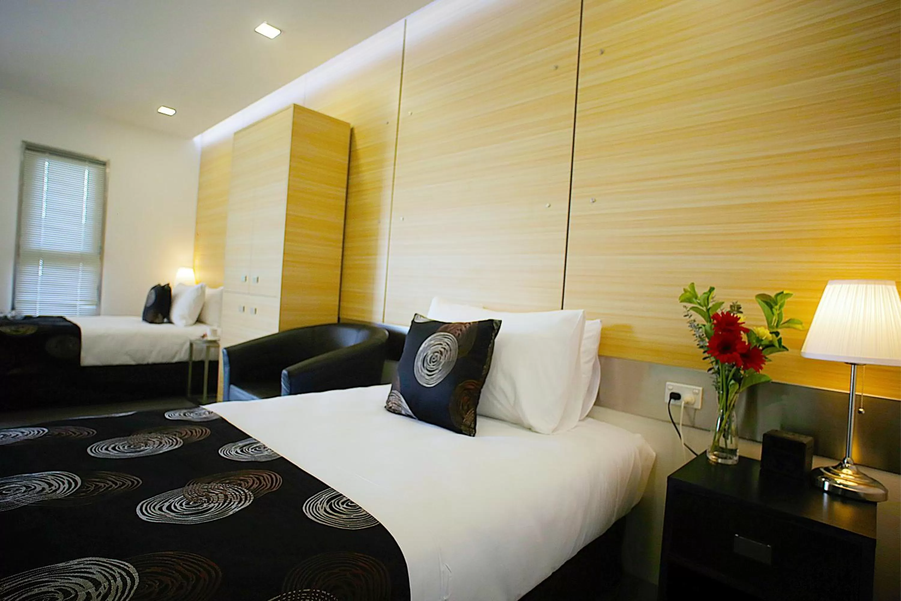 Bed in Trip Motel Gatton