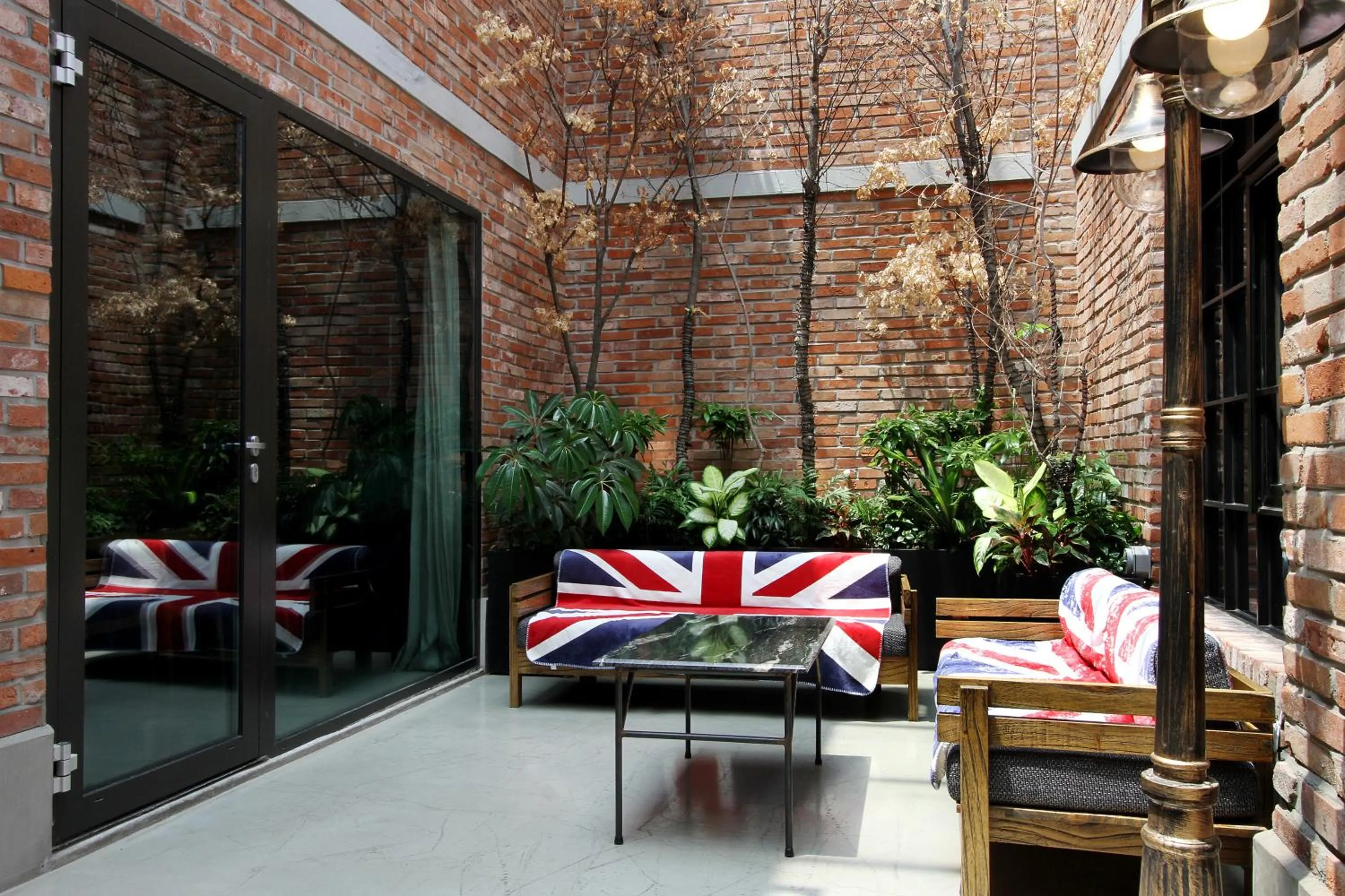 Patio in Boutique Hotel Loft