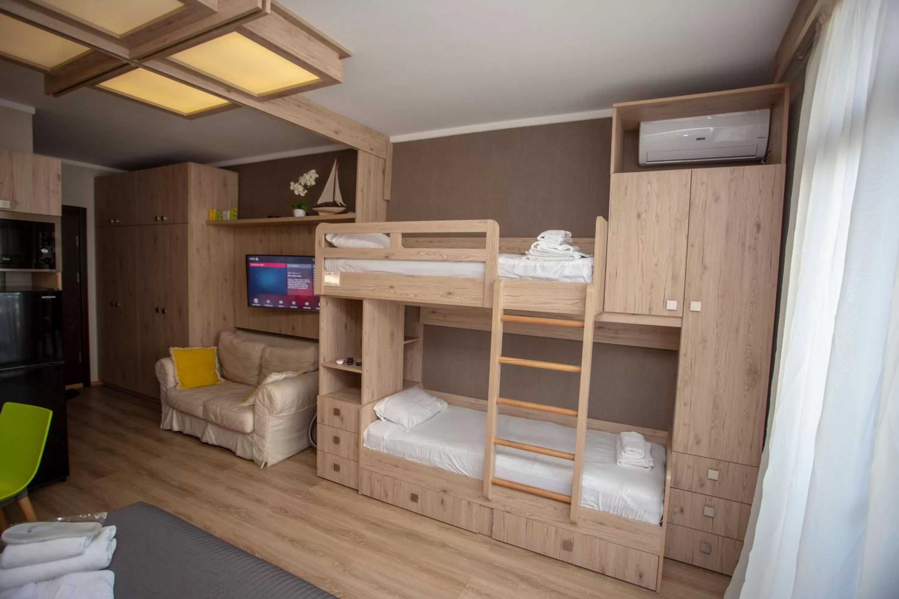 Living room, Bed in Blue Star Batumi