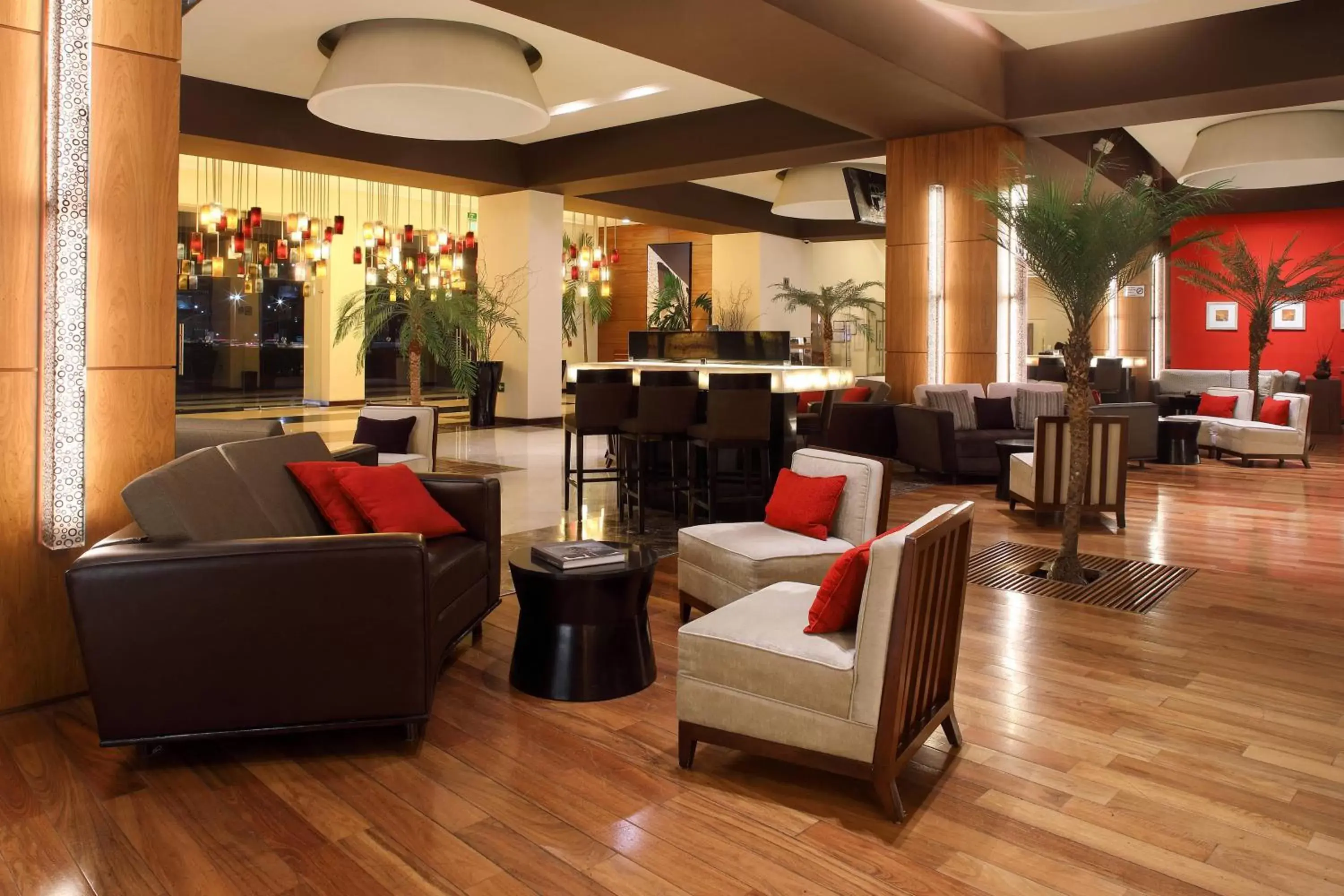 Lobby or reception in Aguascalientes Marriott Hotel