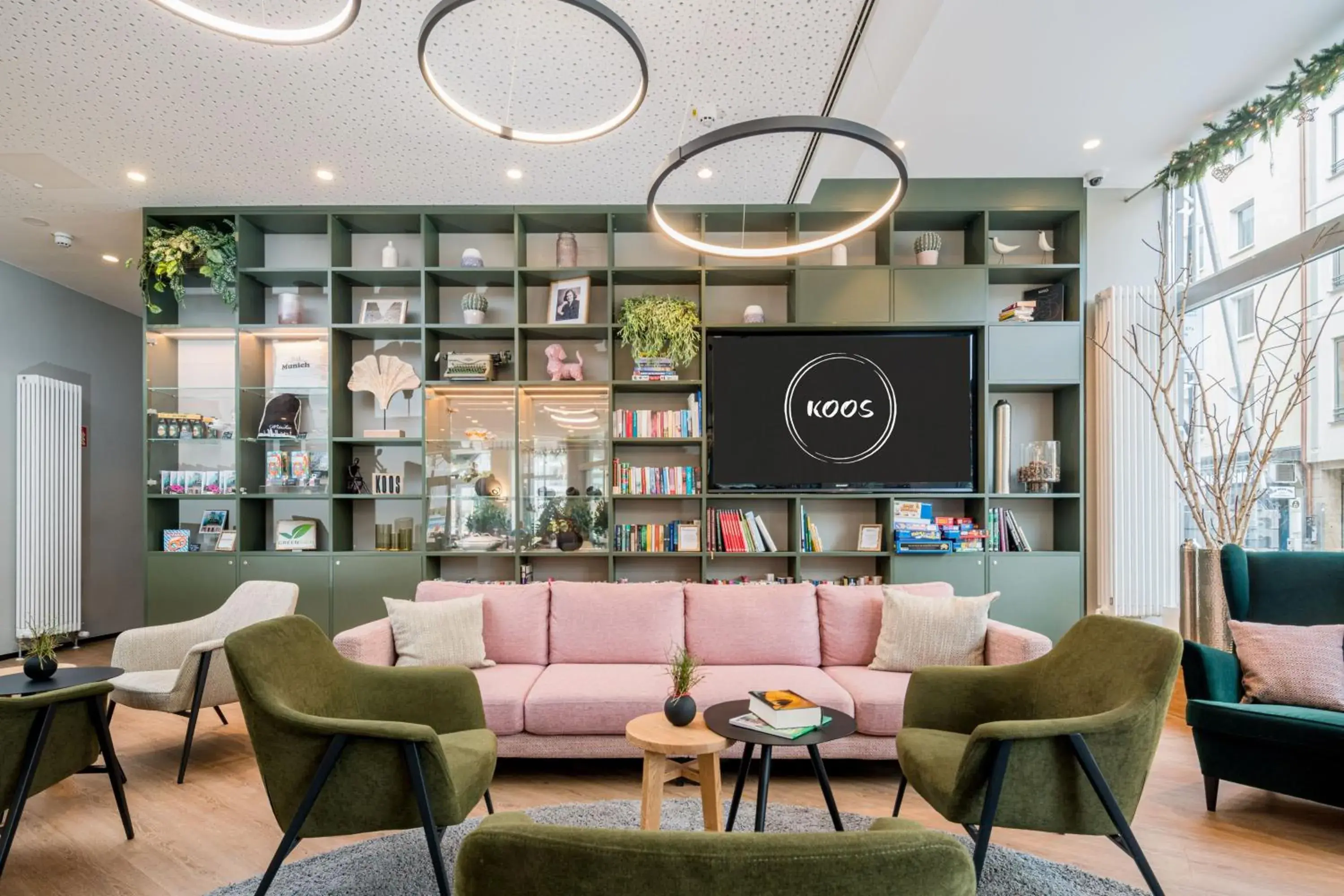 Library, Lobby/Reception in City Aparthotel München - KOOS Hotel und Apartments