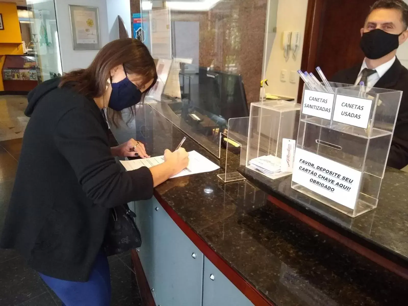 Lobby or reception in Metropolitan Hotel Brasília Lobby or reception in Metropolitan Hotel Brasília