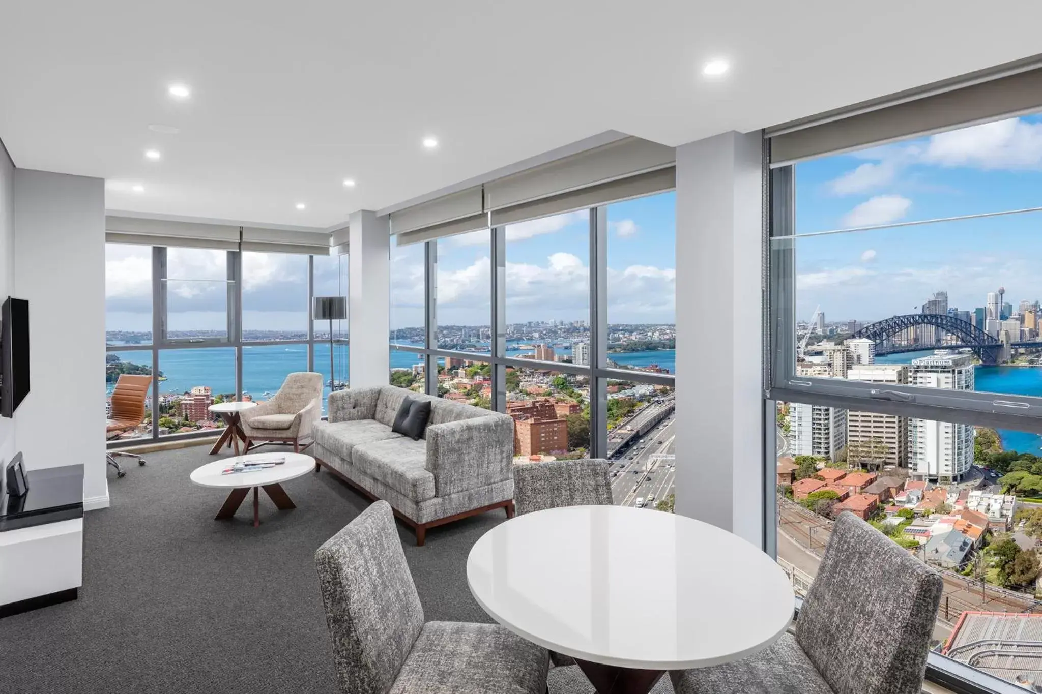 Living room in Meriton Suites North Sydney