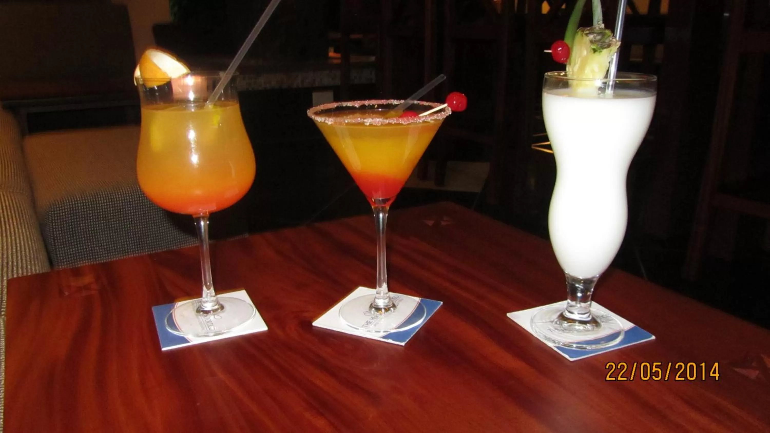 Drinks in The Heron By Sarovar Portico India