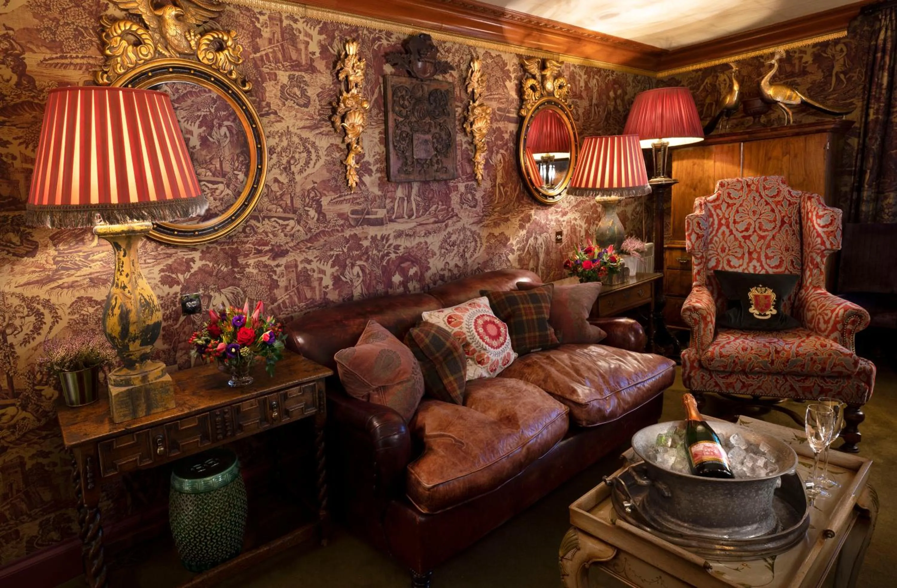 Living room in Prestonfield House
