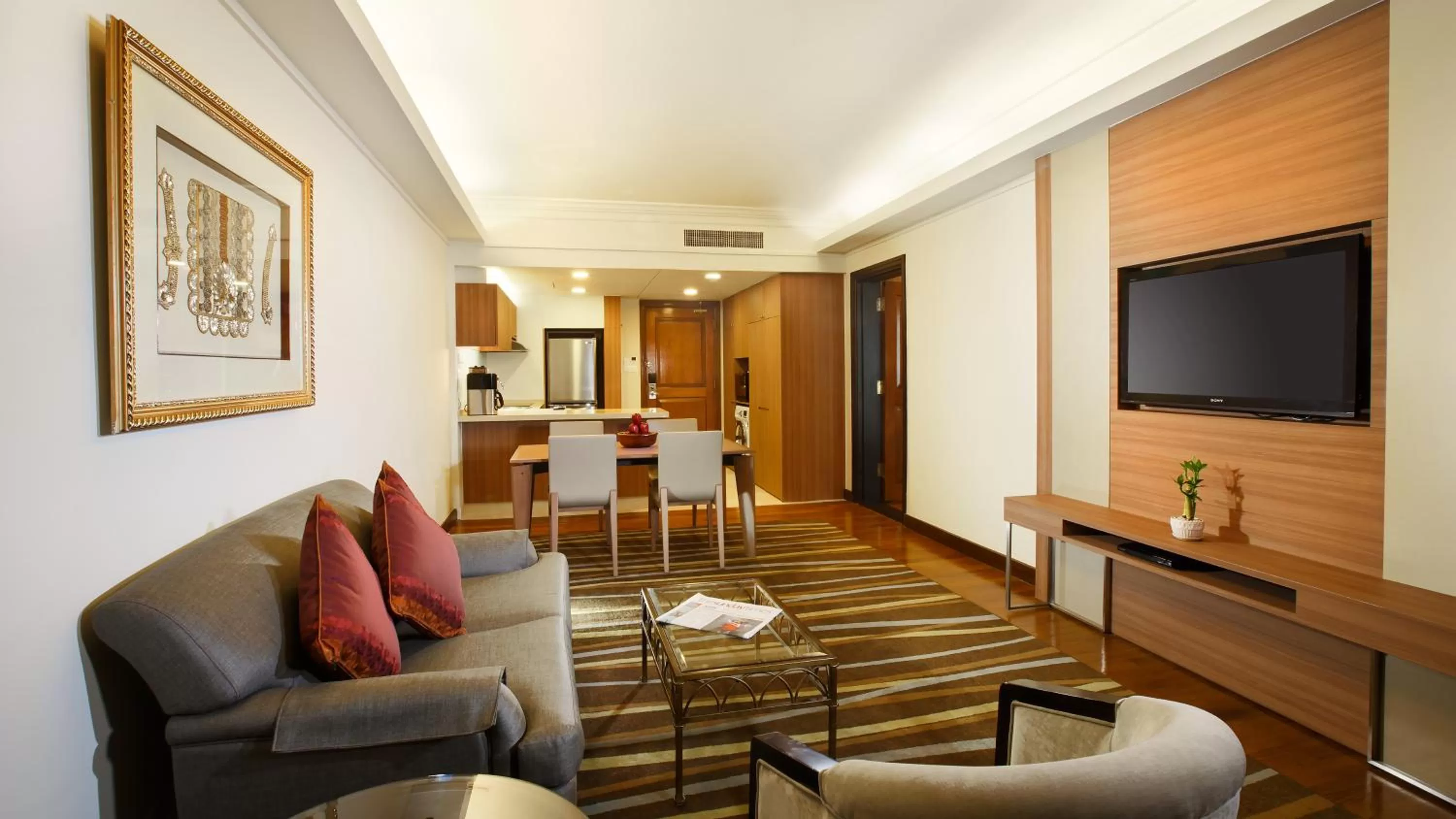 Living room in PARKROYAL Yangon