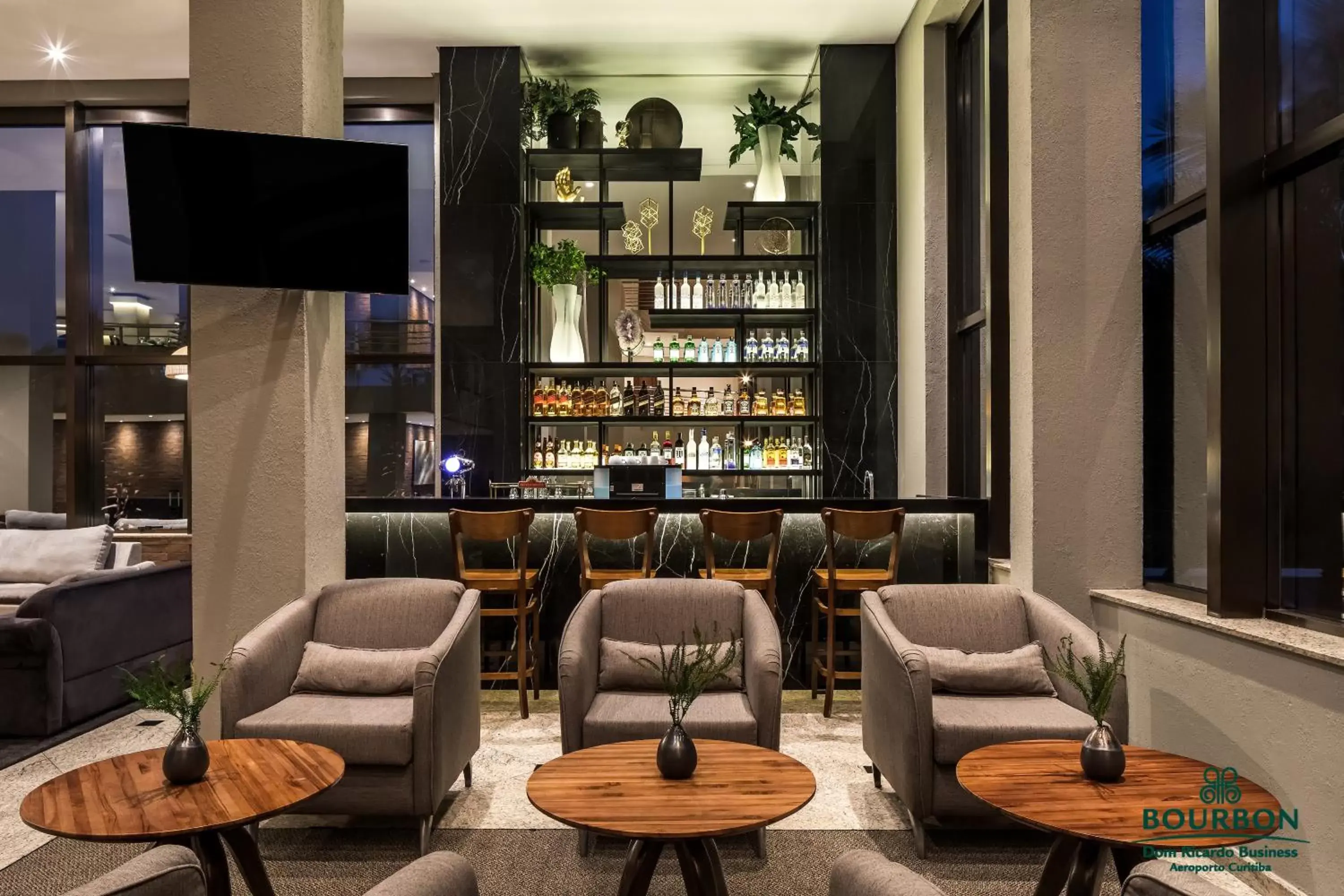 Lounge or bar, Lounge/Bar in Bourbon Dom Ricardo Aeroporto Curitiba Business Hotel