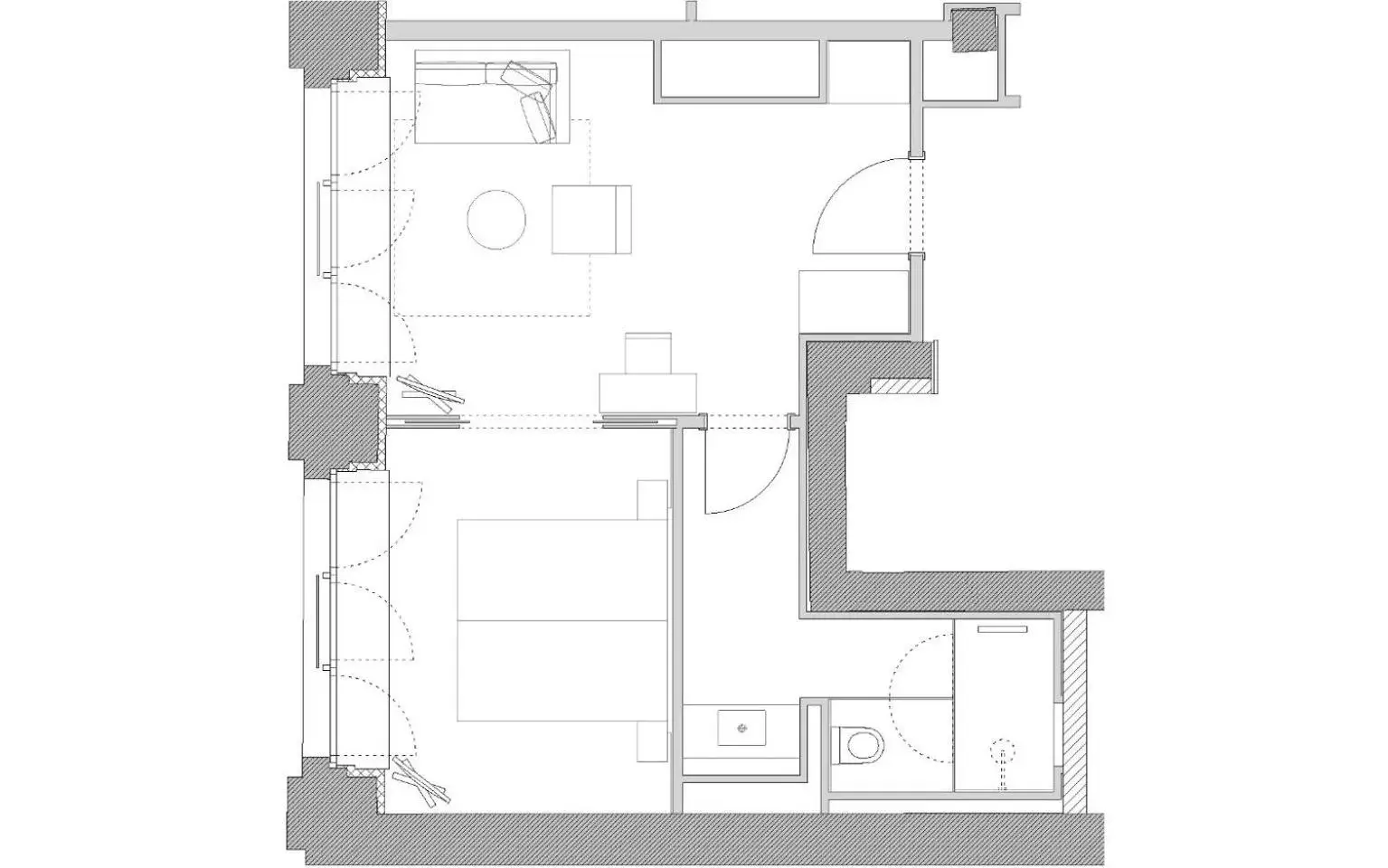 Photo of the whole room, Floor Plan in Orania.Berlin