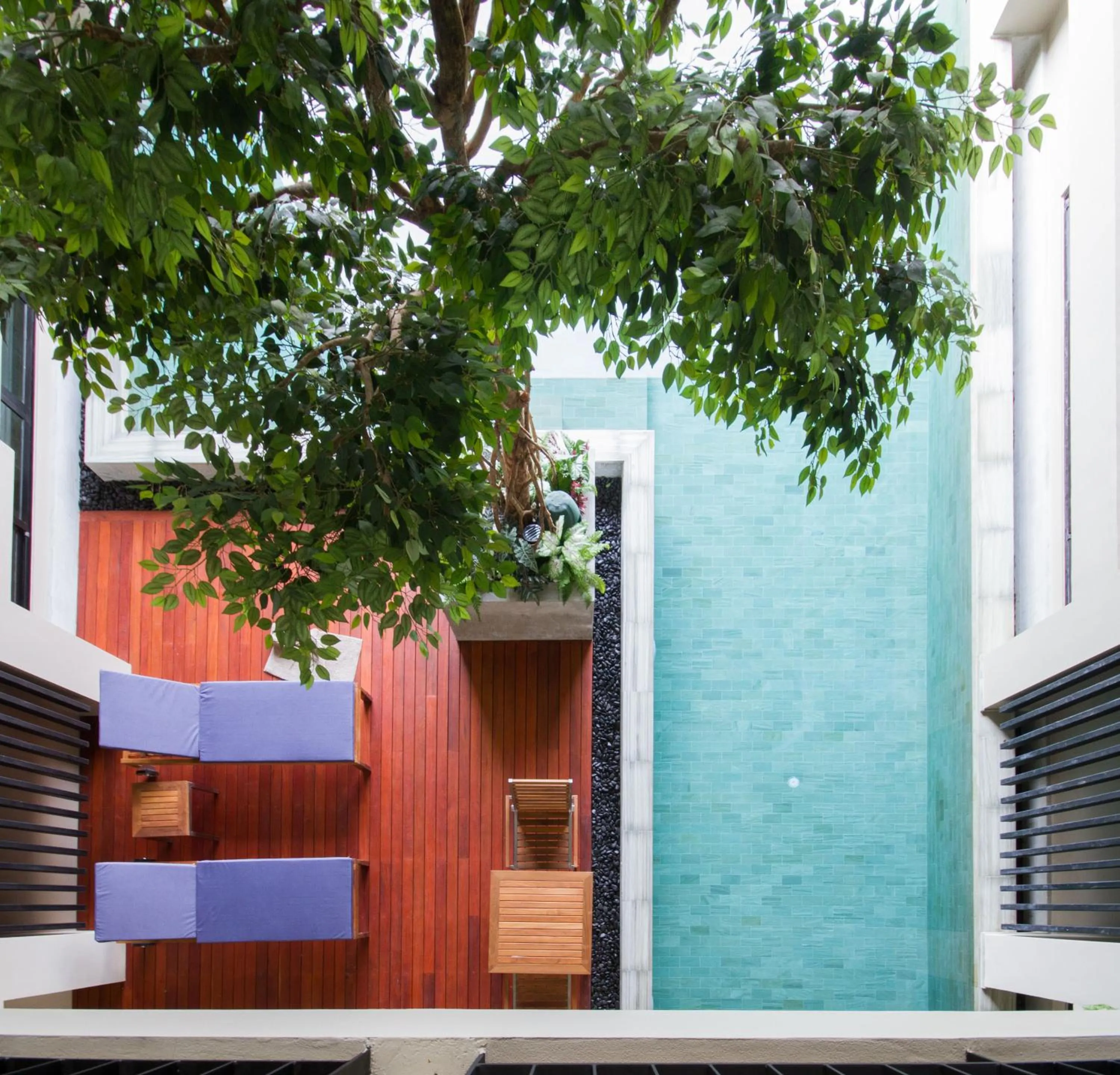 Patio in Mii Hotel Srinakarin