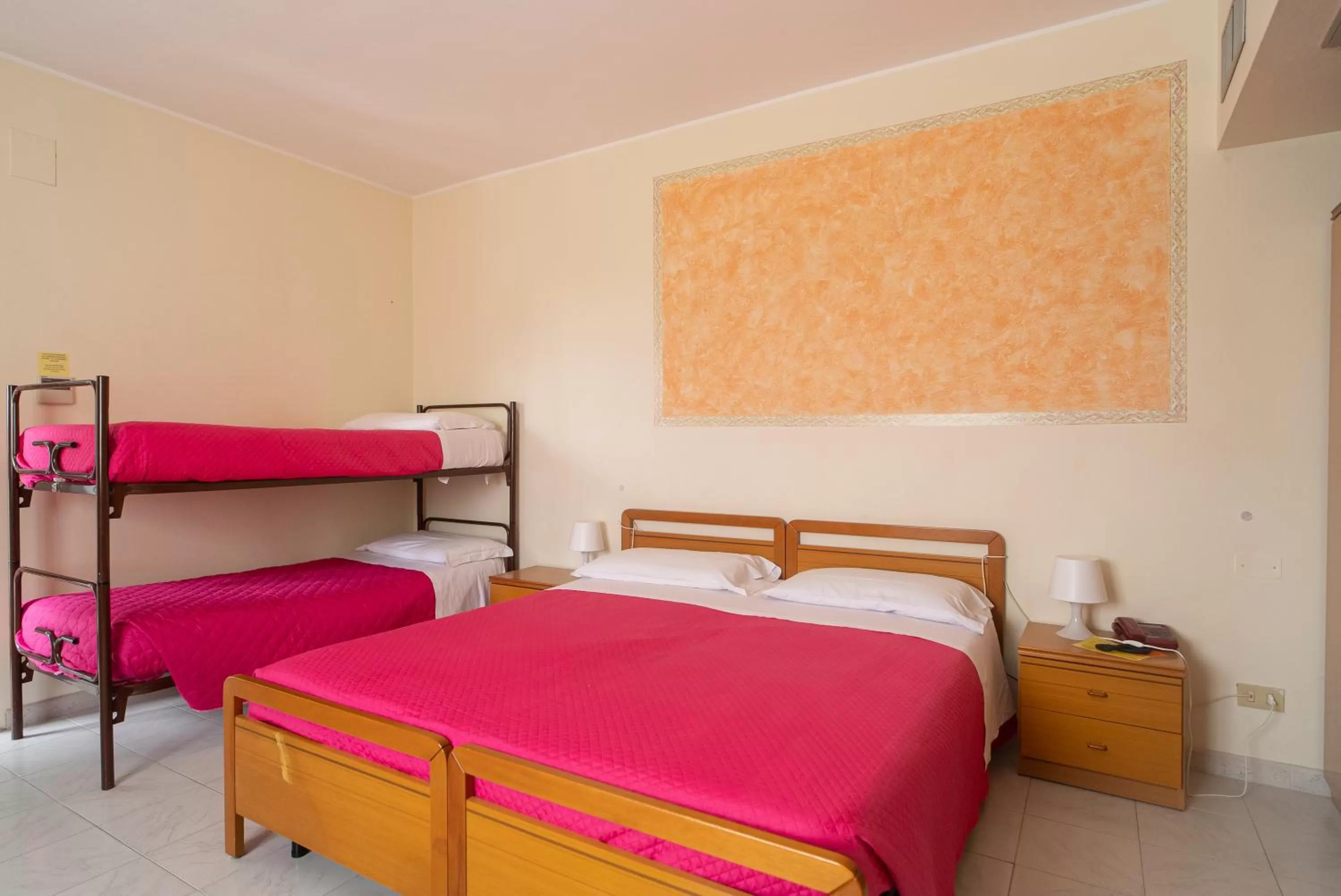 Bed in Hotel La Fonte