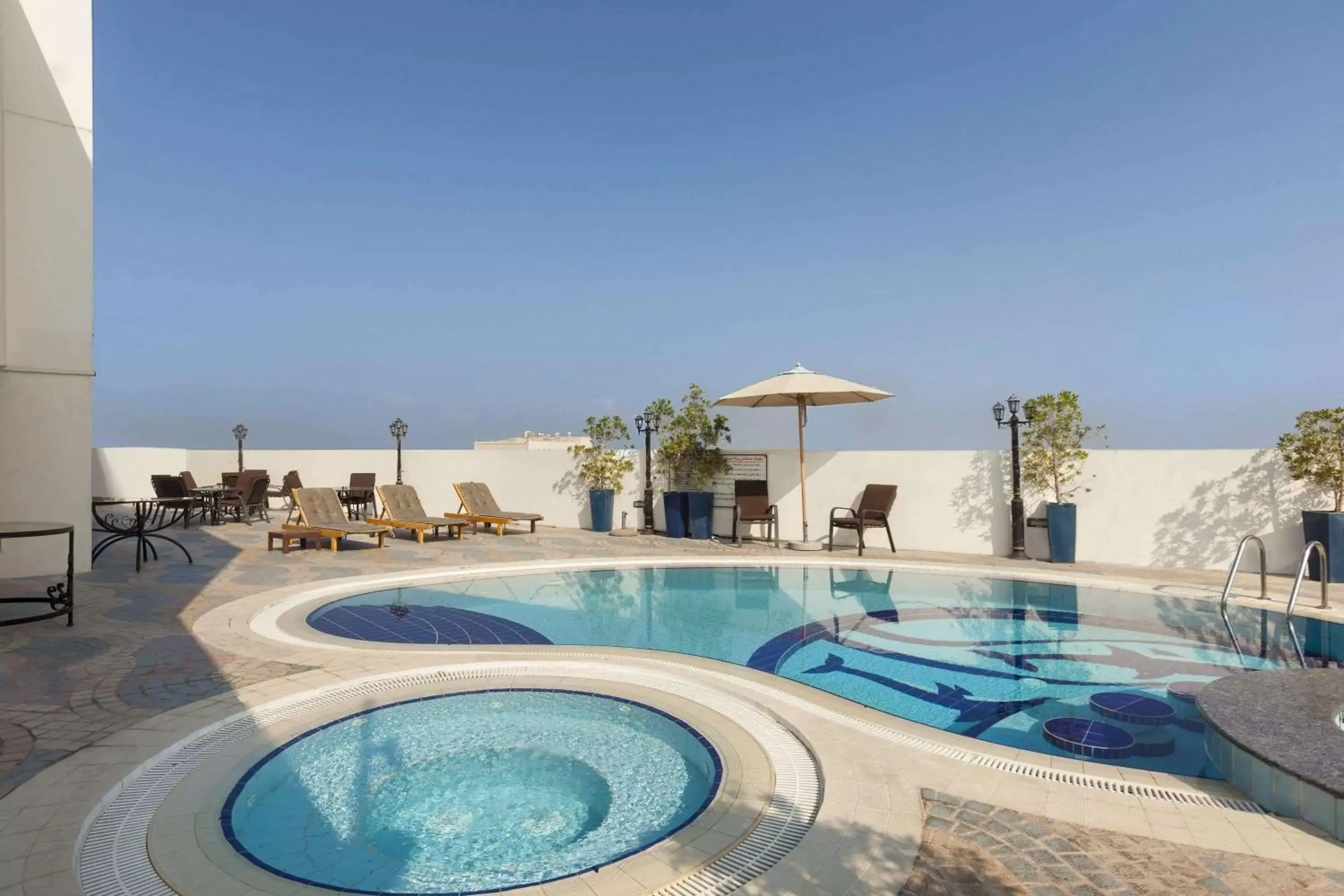On site, Swimming Pool in Howard Johnson Bur Dubai