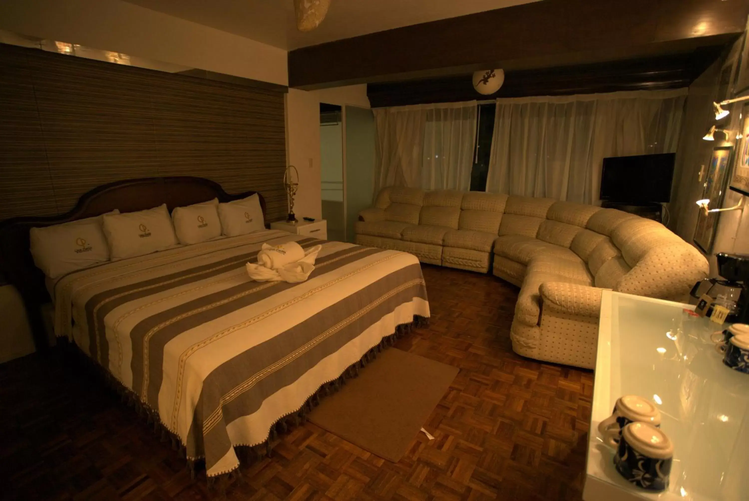 Bed in Hotel Temático Casa Puebla