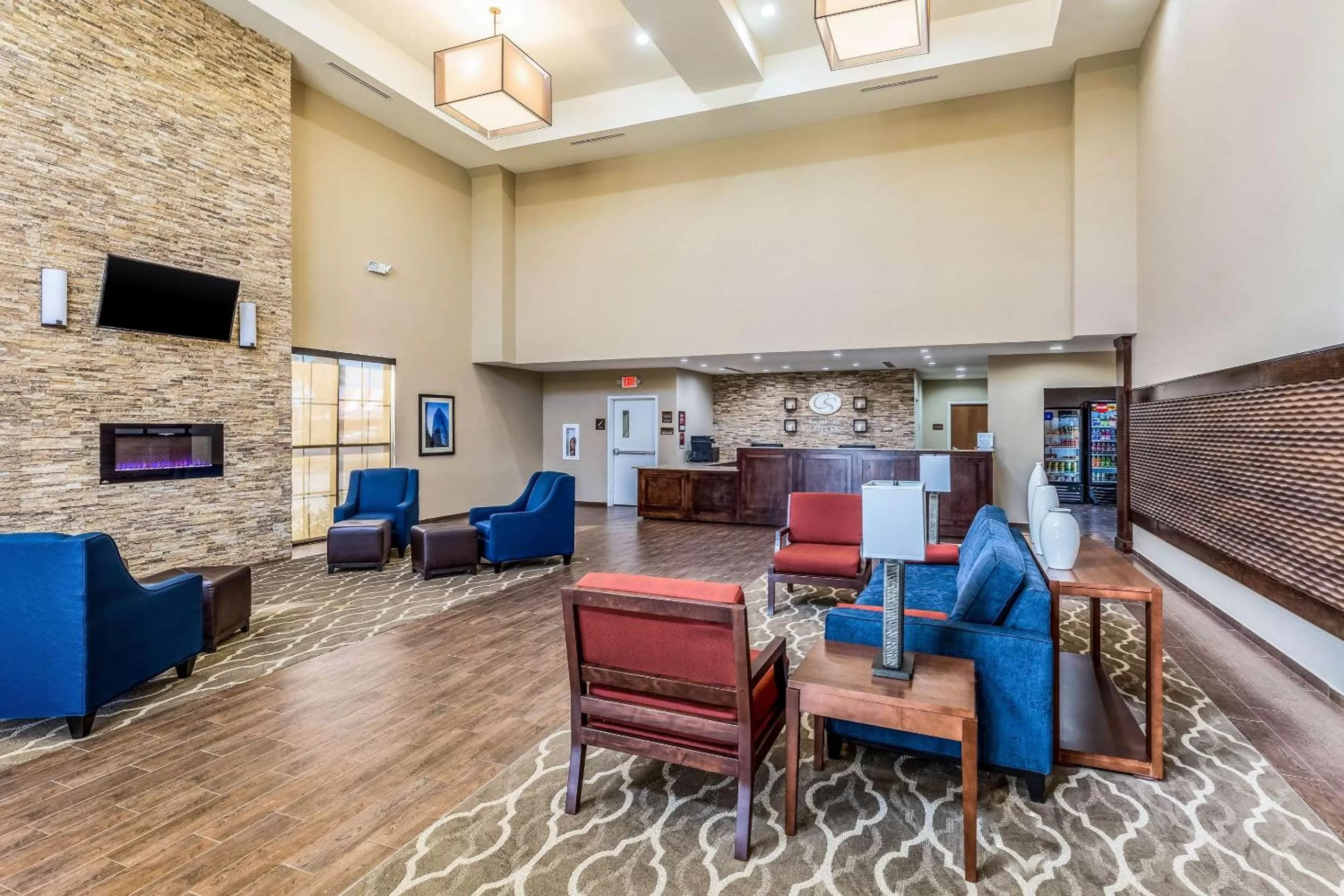 Lobby or reception in Comfort Suites
