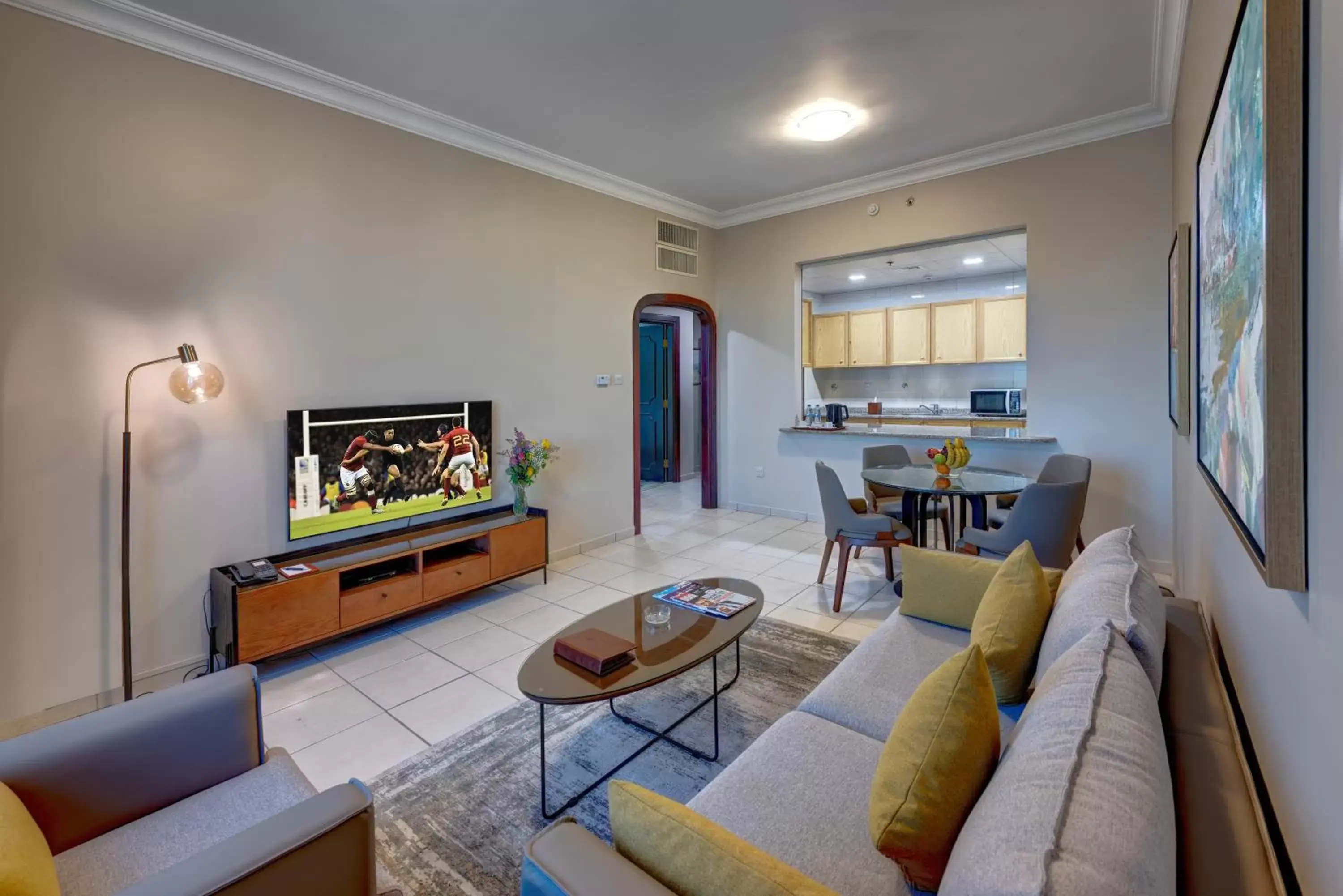 TV and multimedia, Seating Area in Al Nakheel Hotel Apartments Abu Dhabi