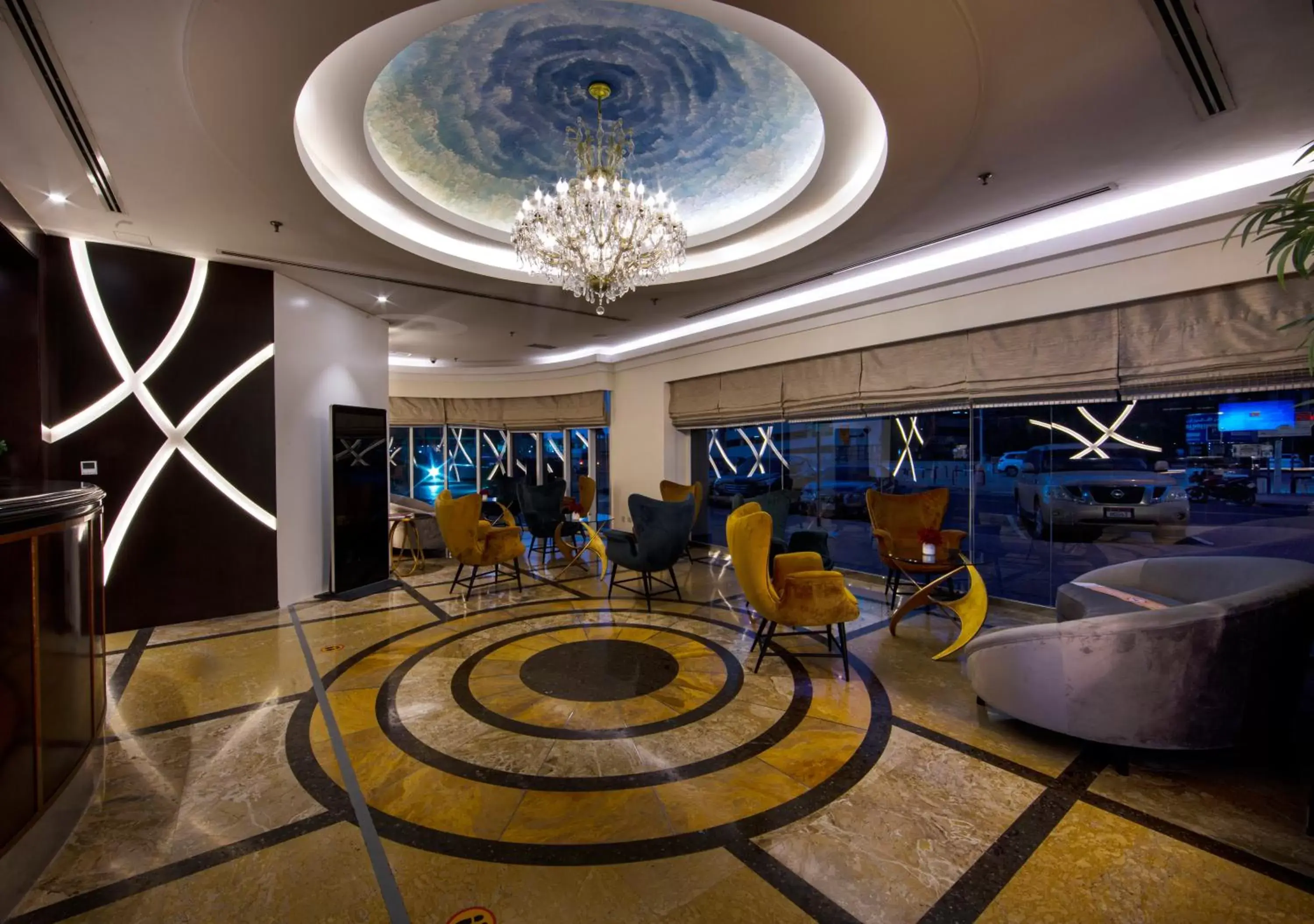 Lobby or reception in Number One Tower Suites Hotel