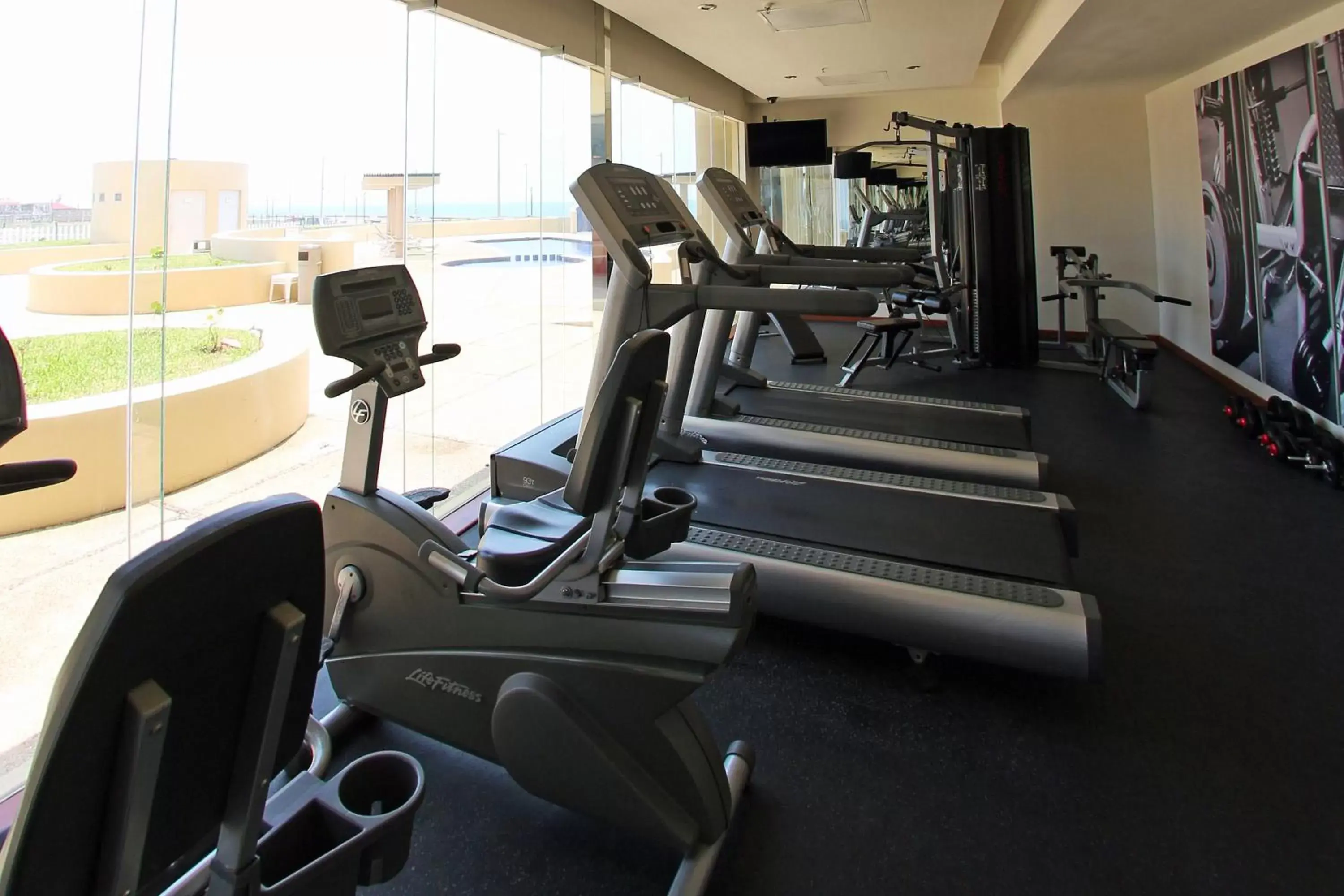 Lobby or reception, Fitness Center/Facilities in Fiesta Inn Coatzacoalcos