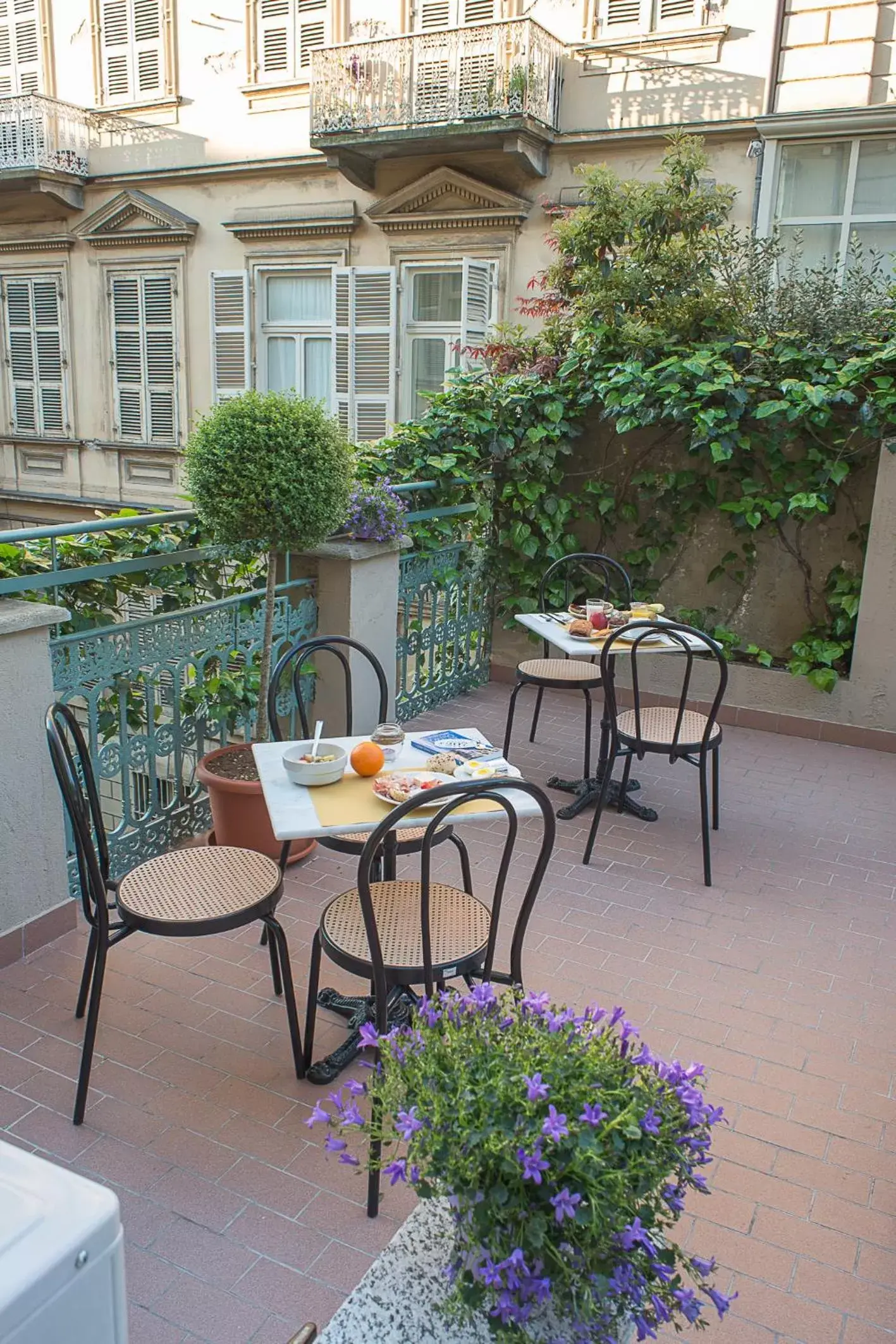 Balcony/Terrace in Hotel Torino Porta Susa