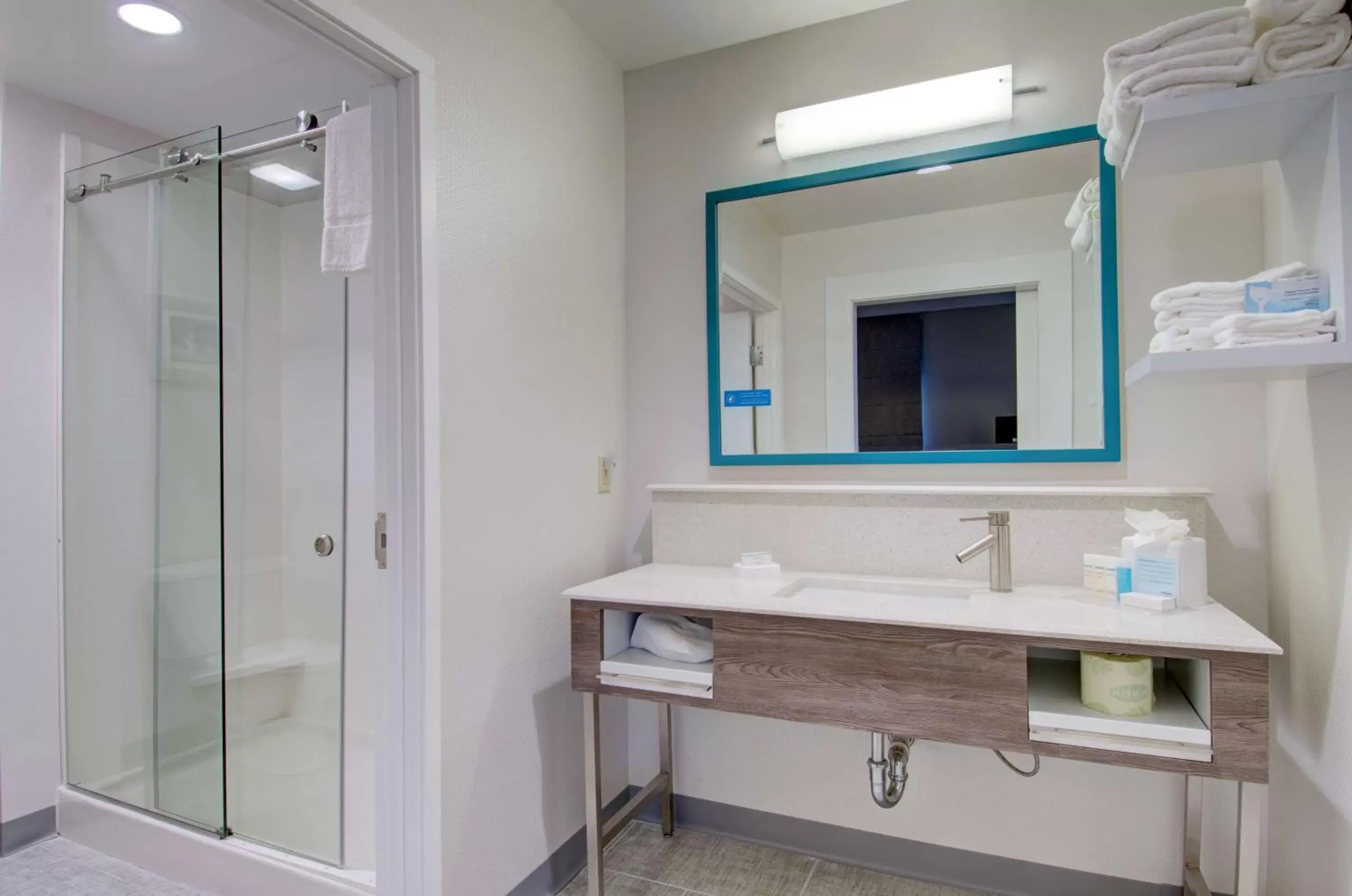 Bathroom in Hampton Inn & Suites Boston/Stoughton, Ma