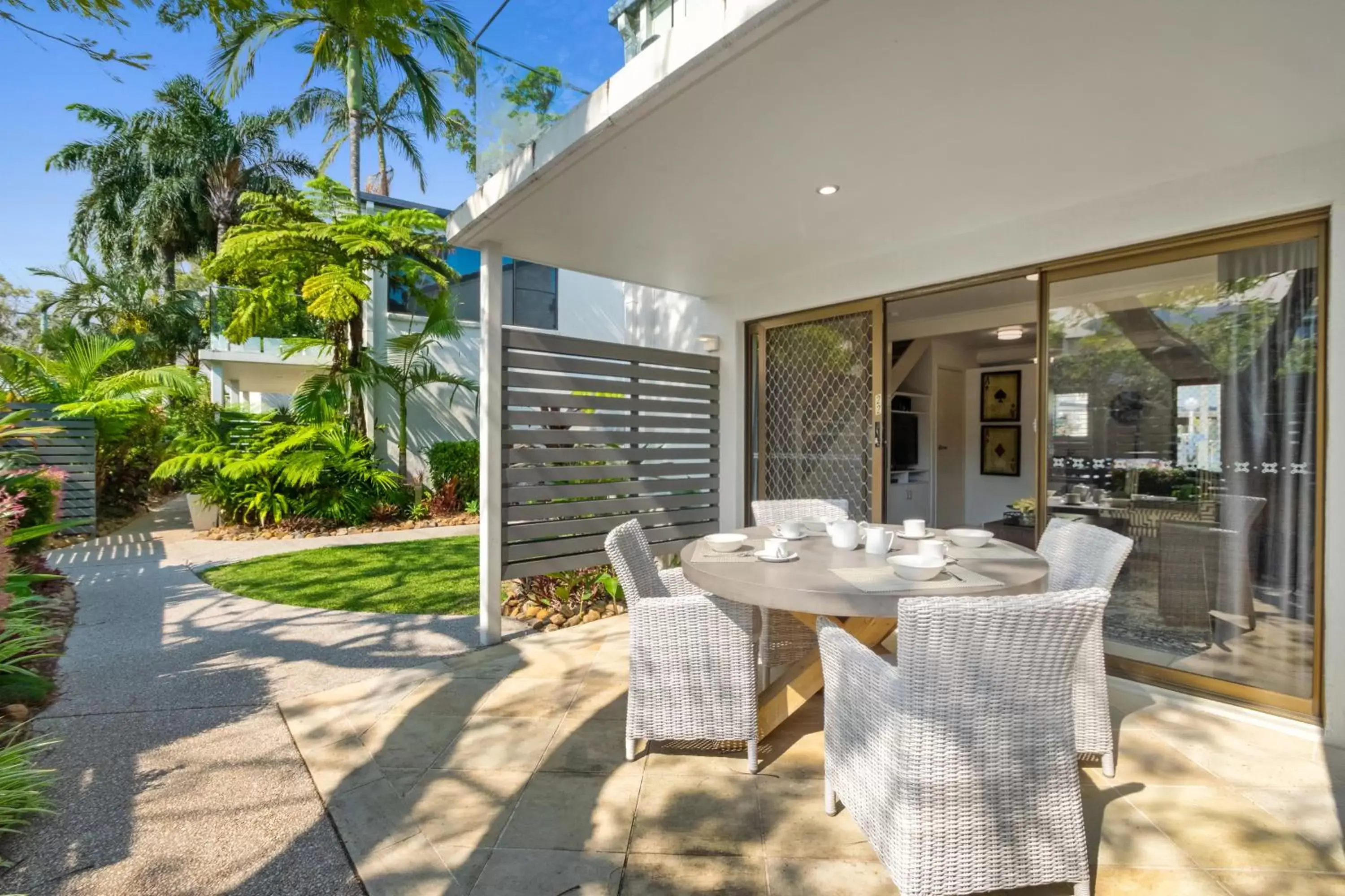 Patio in Noosa Place Resort