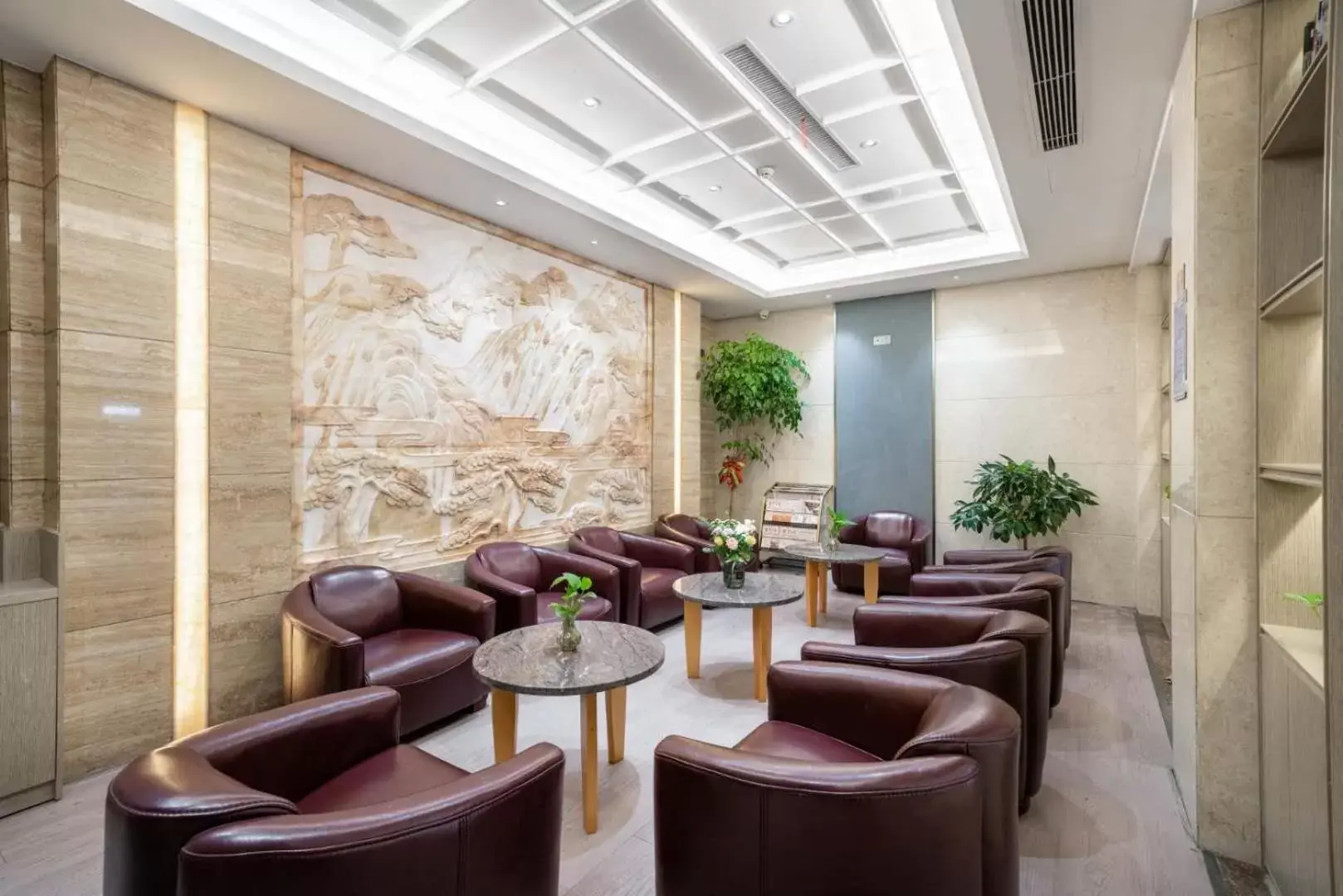 Seating area, Lounge/Bar in Yiwu Yuejia Business Hotel