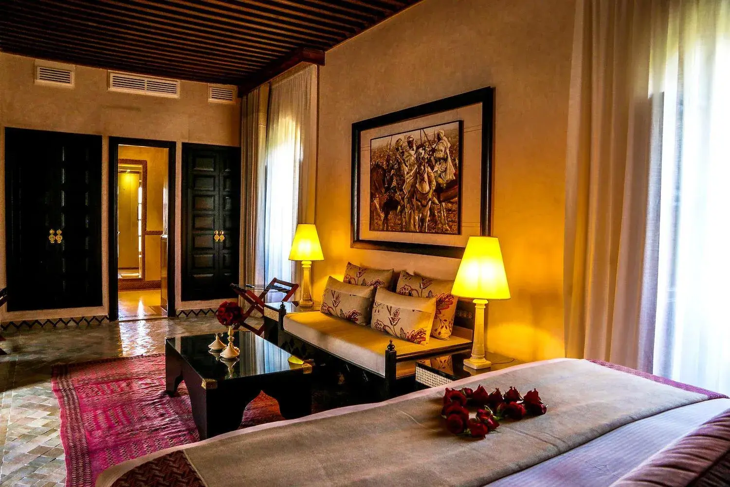 Living room, Seating Area in Riad Fes Relais et Cháteaux