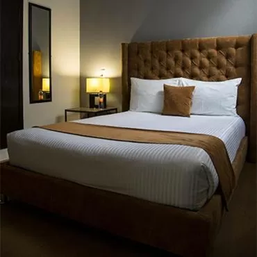 Bed in Hotel Lunada