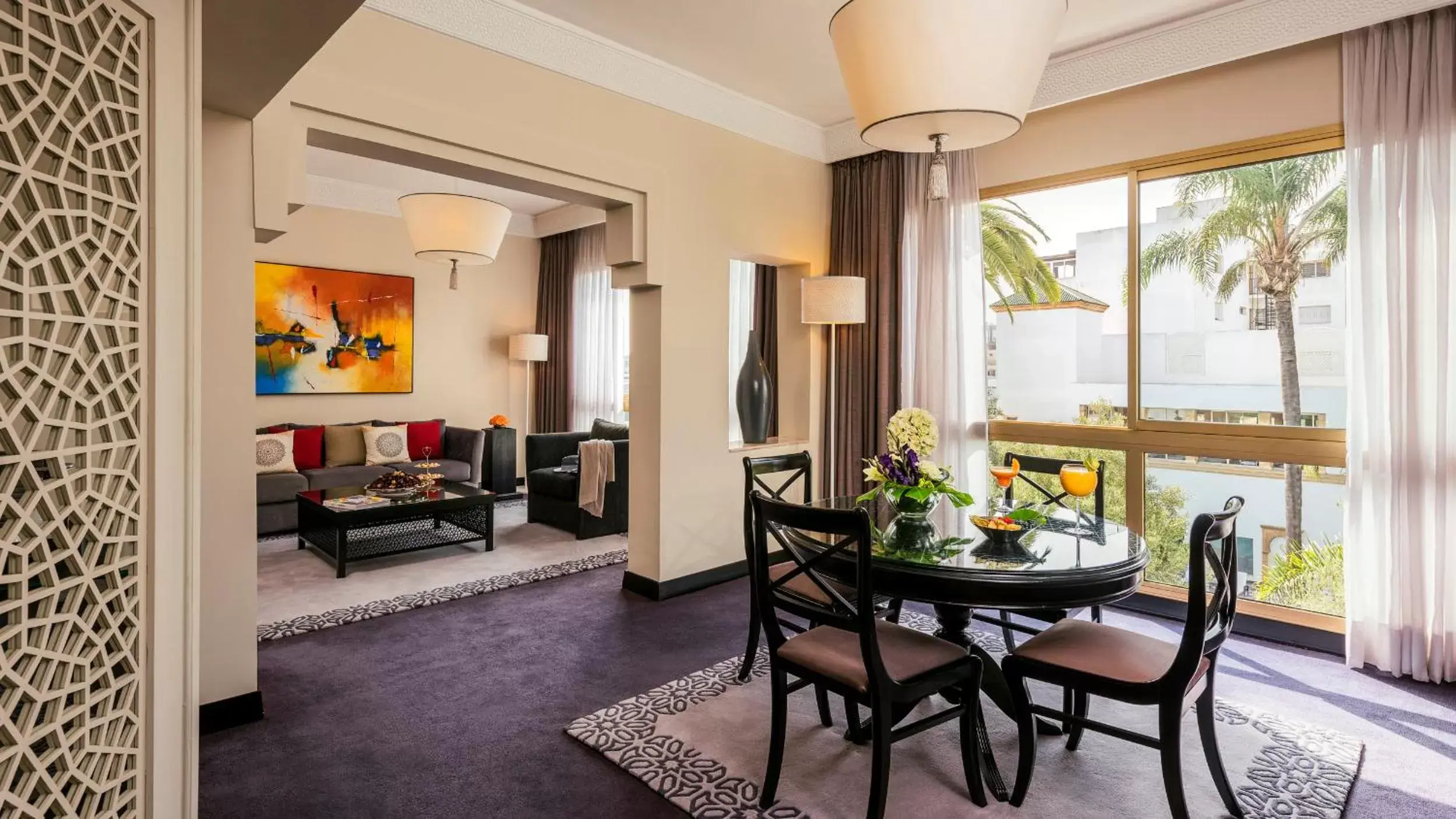 Living room in La Tour Hassan Palace Living room in La Tour Hassan Palace