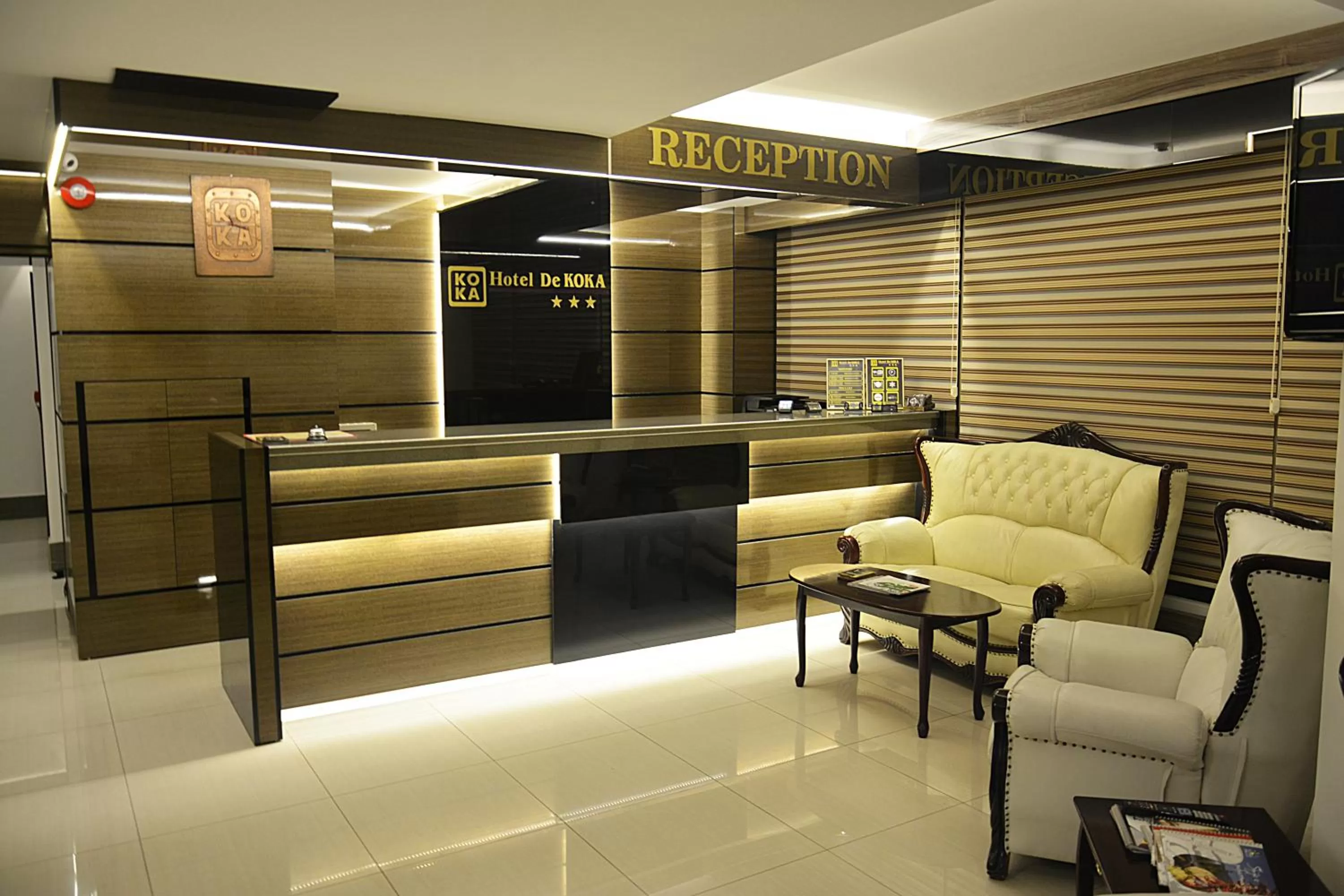 Lobby or reception in Hotel De KOKA