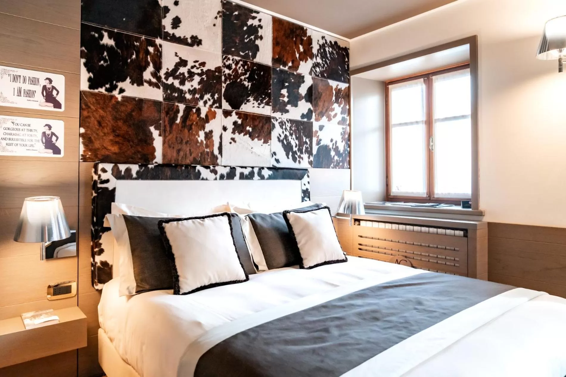 Bedroom, Bed in Ambra Cortina Luxury&Fashion Hotel