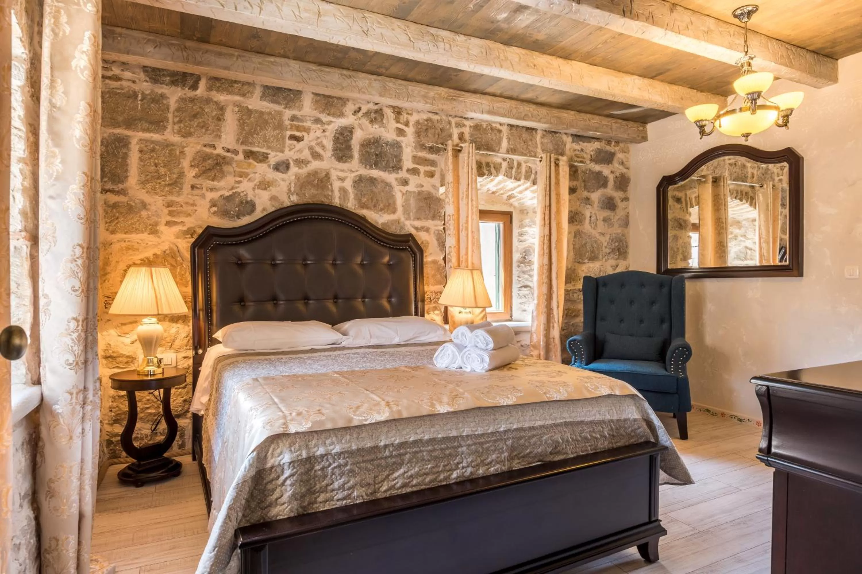 Bed in Heritage Palace Varos - MAG Quaint & Elegant Boutique Hotels