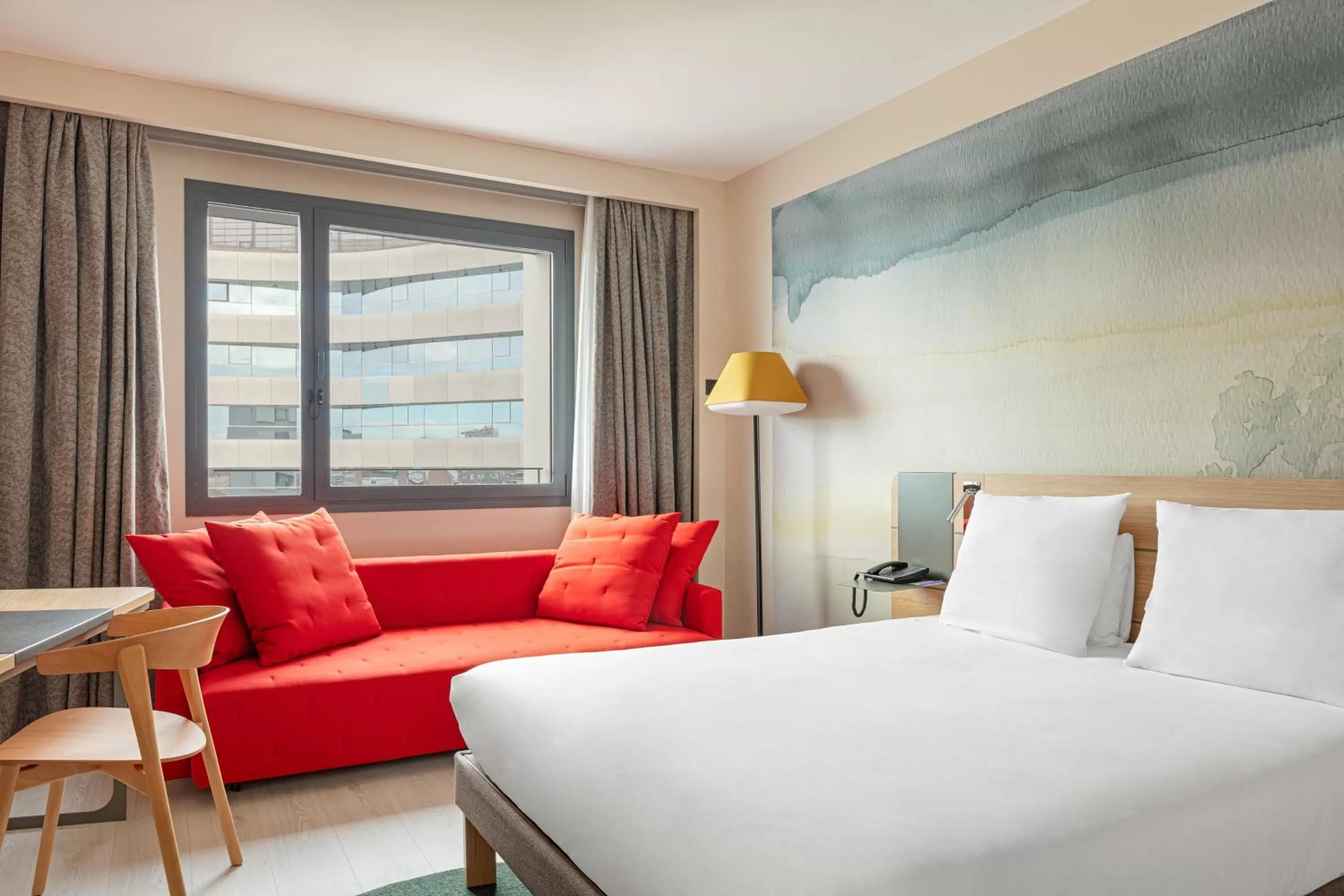 Bed in Novotel Madrid City Las Ventas