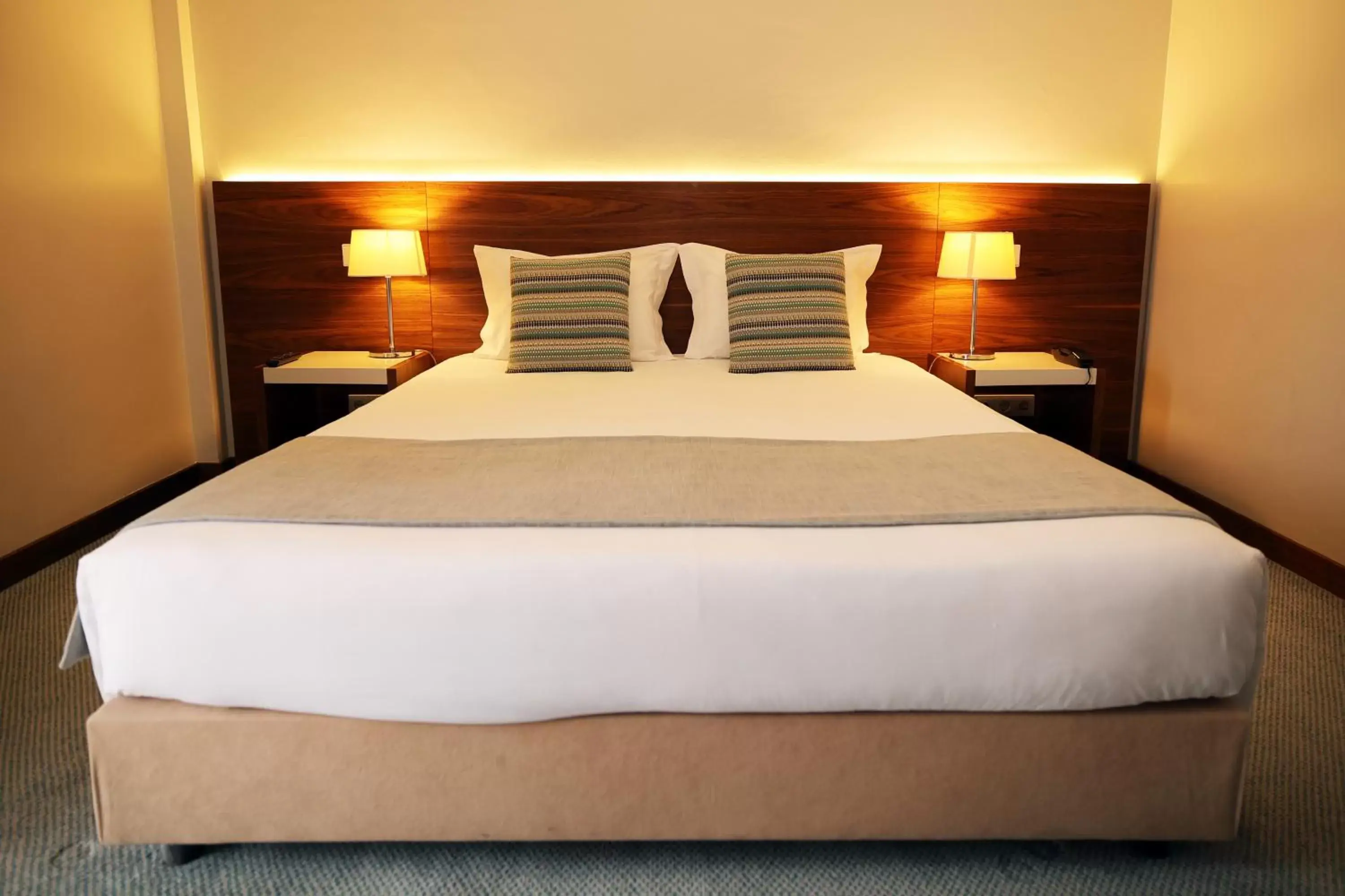 Bed in Hotel Navarras