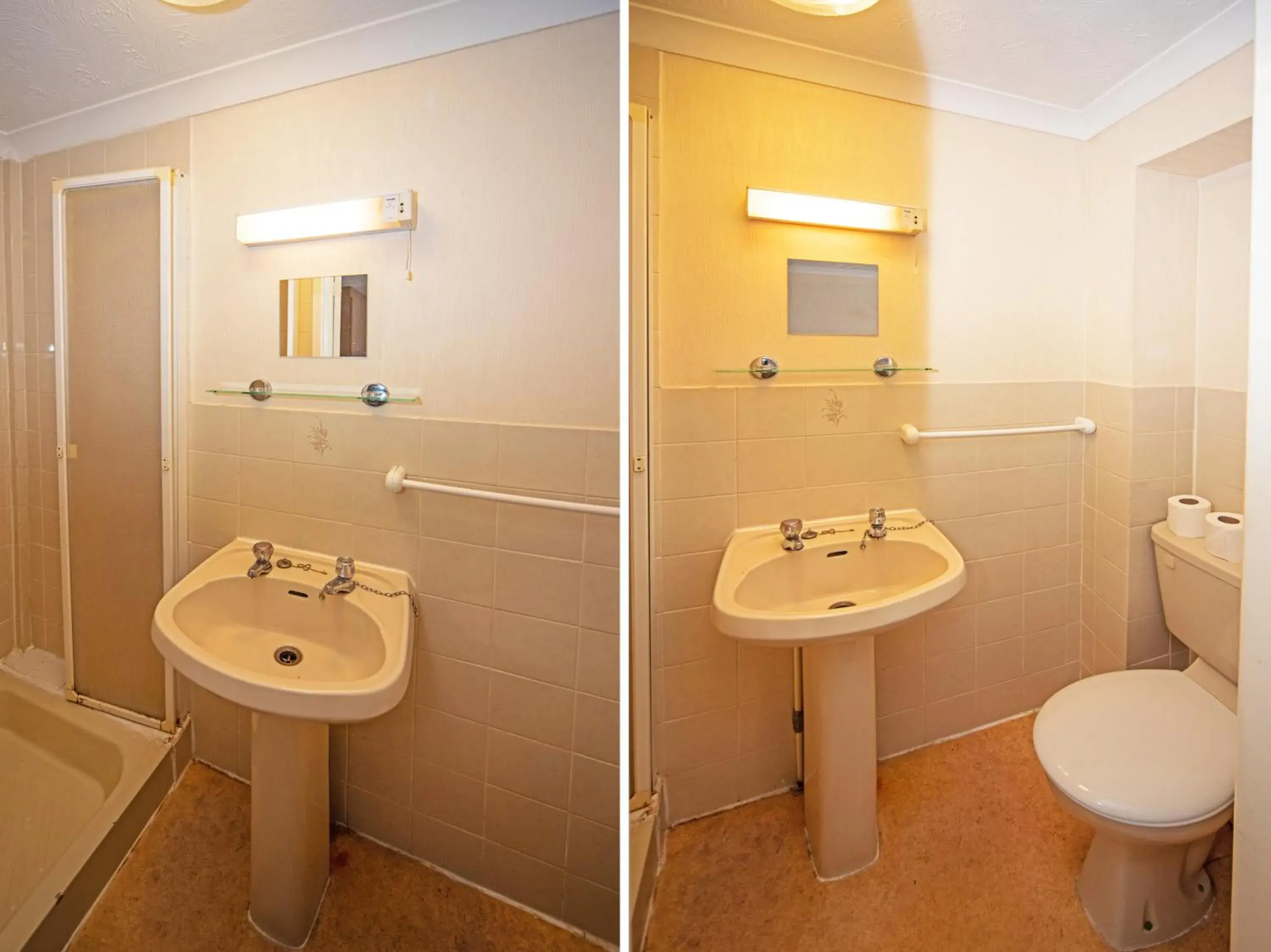 Bathroom in The Sherwood Palm Hotel, Torquay Beach