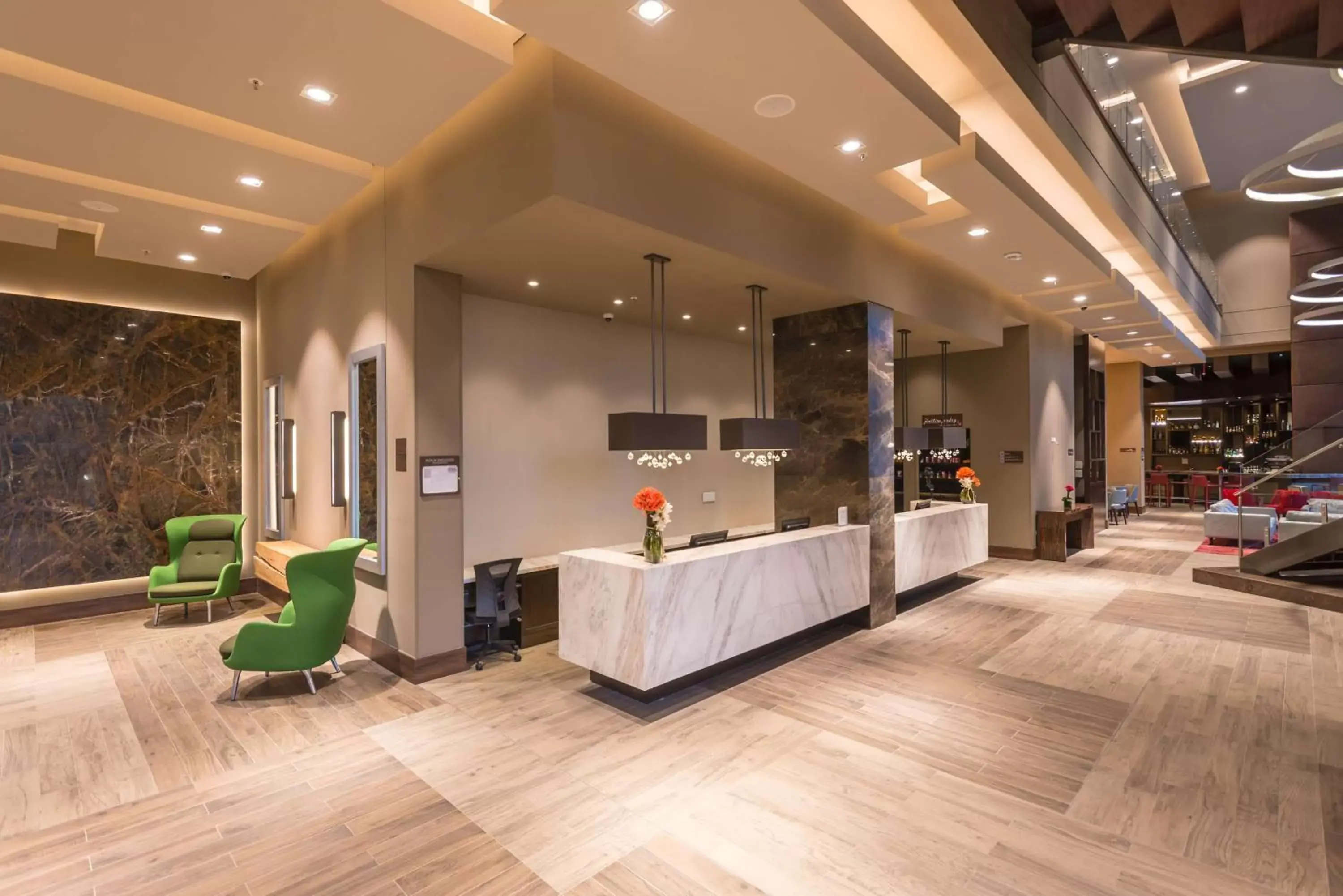 Lobby or reception in Hilton Garden Inn Bogota Airport