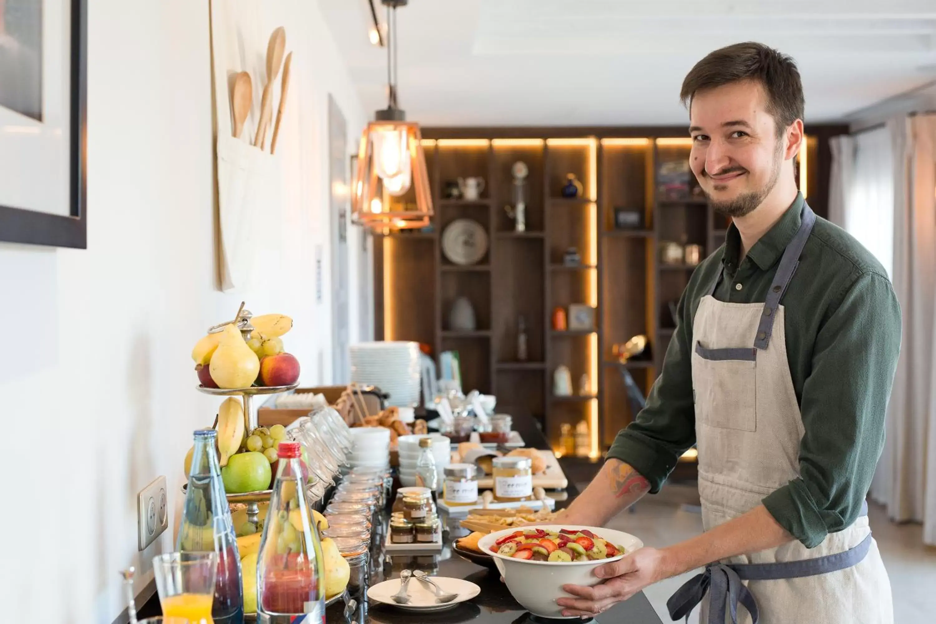 Buffet breakfast in La Bastide de Biot