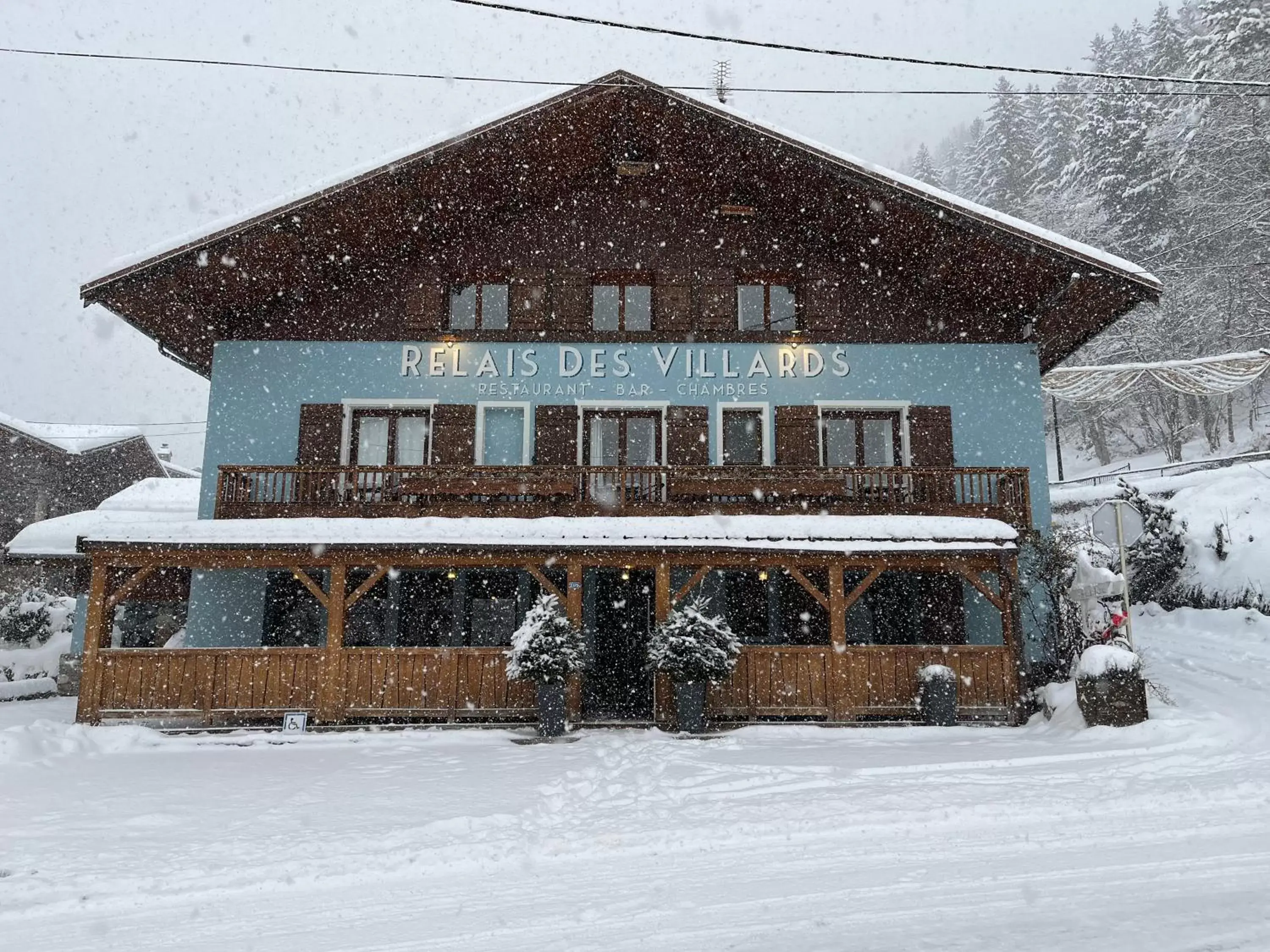 Property building, Winter in Relais Des Villards