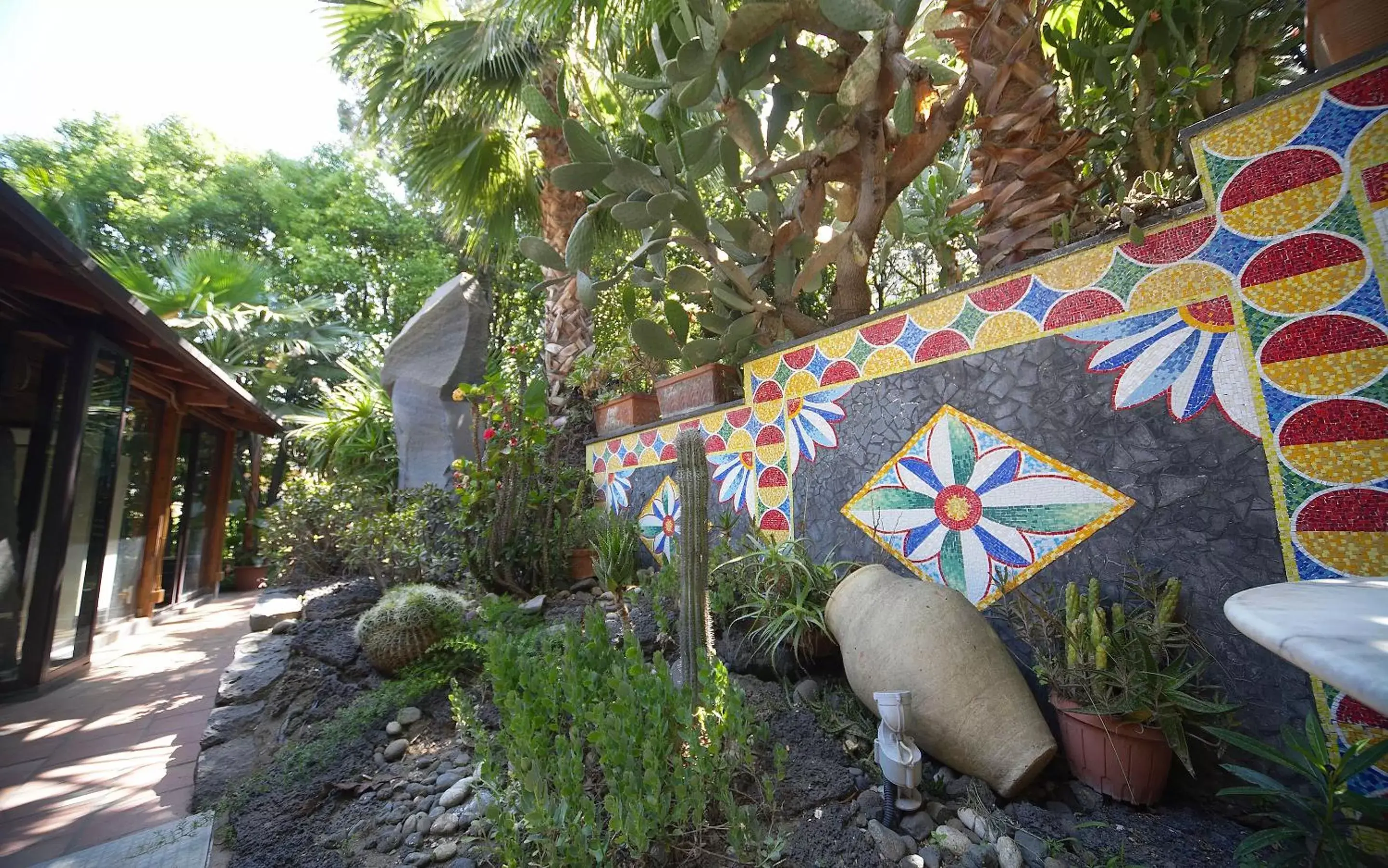 Garden in Hotel Borgo Verde