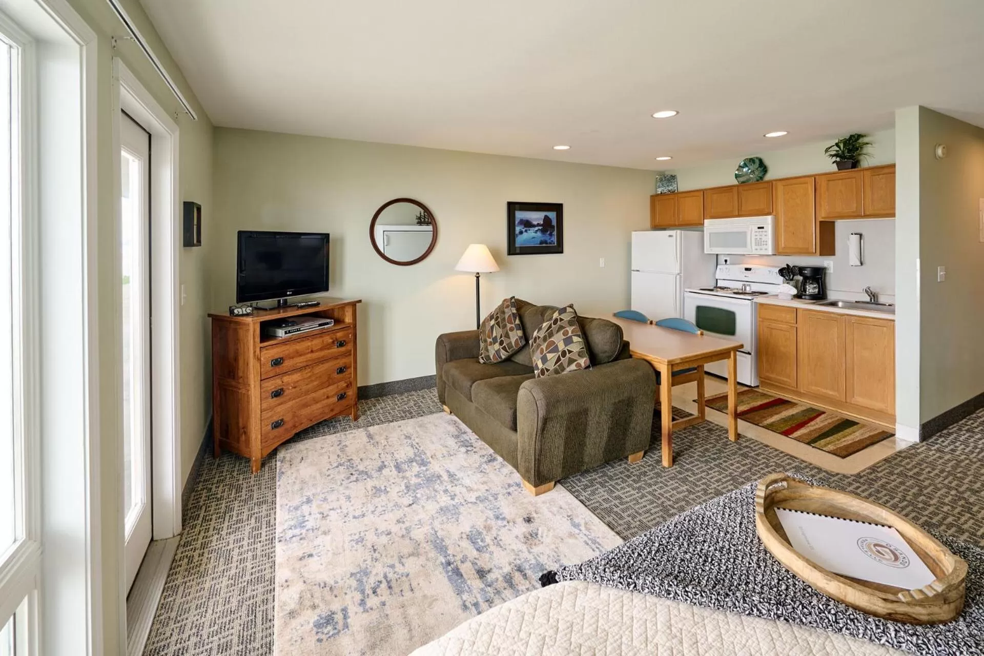 Bed, Seating Area in D Sands Rentals