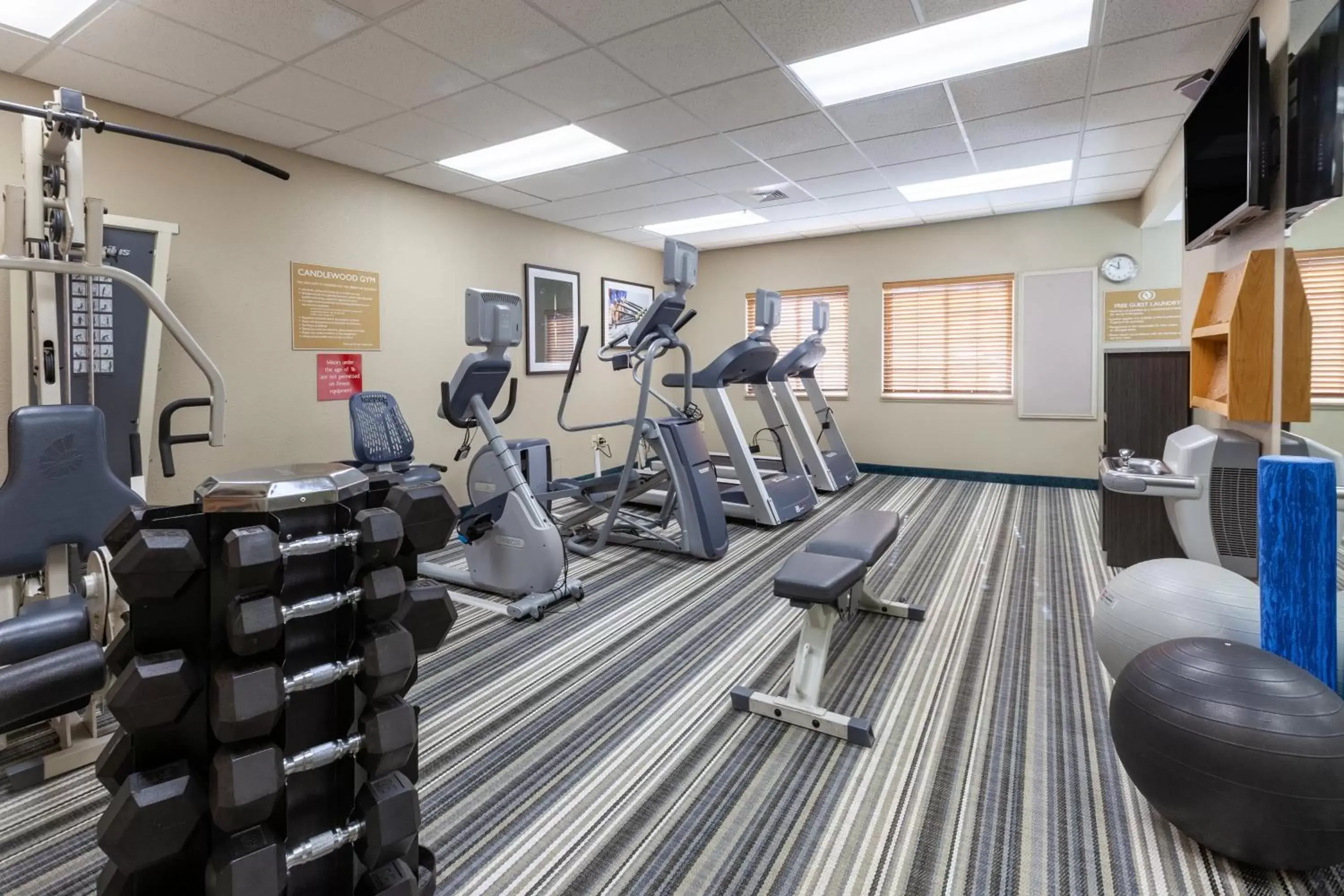 Fitness centre/facilities, Fitness Center/Facilities in Candlewood Suites-West Springfield, an IHG Hotel