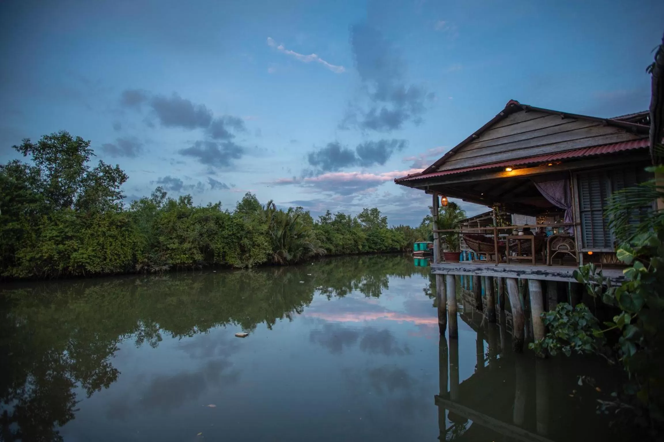 River view in Kampot Cabana